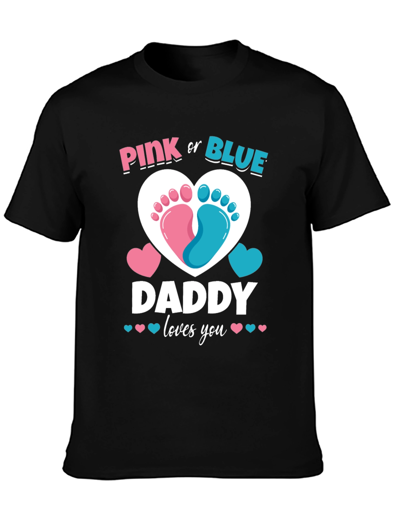 Camiseta de revelación de género para papá