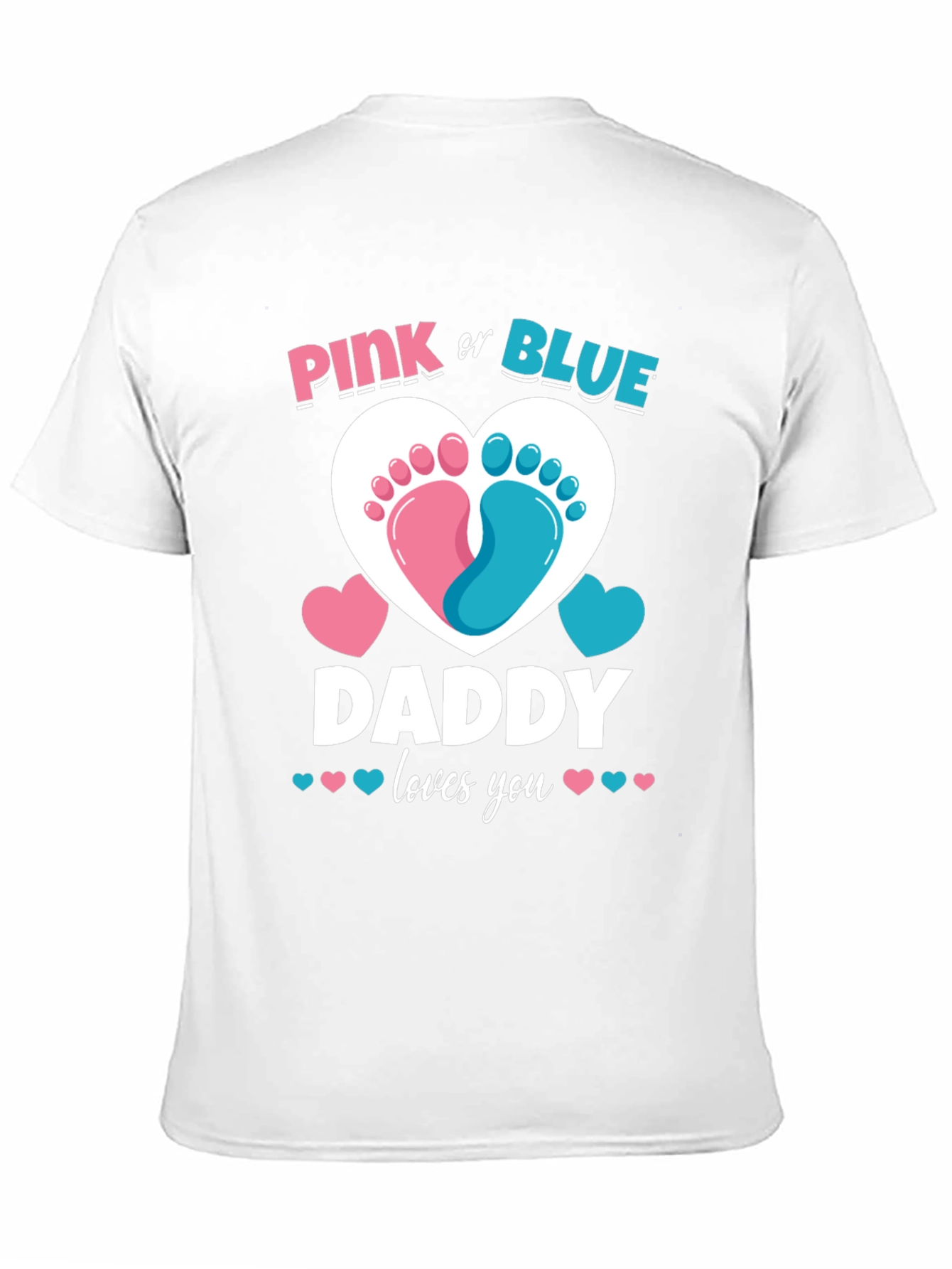Camiseta de revelación de género para papá