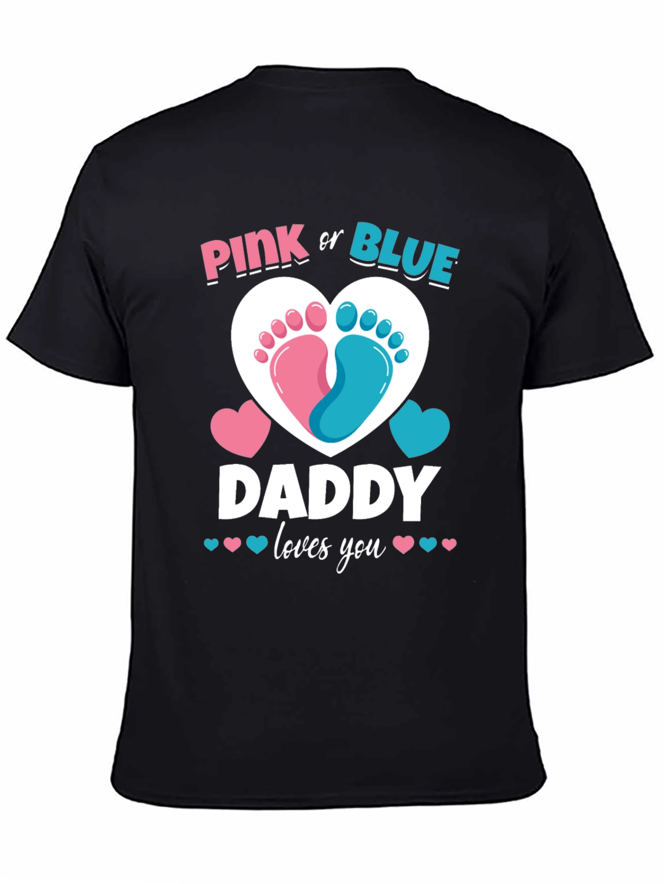 Camiseta de revelación de género para papá
