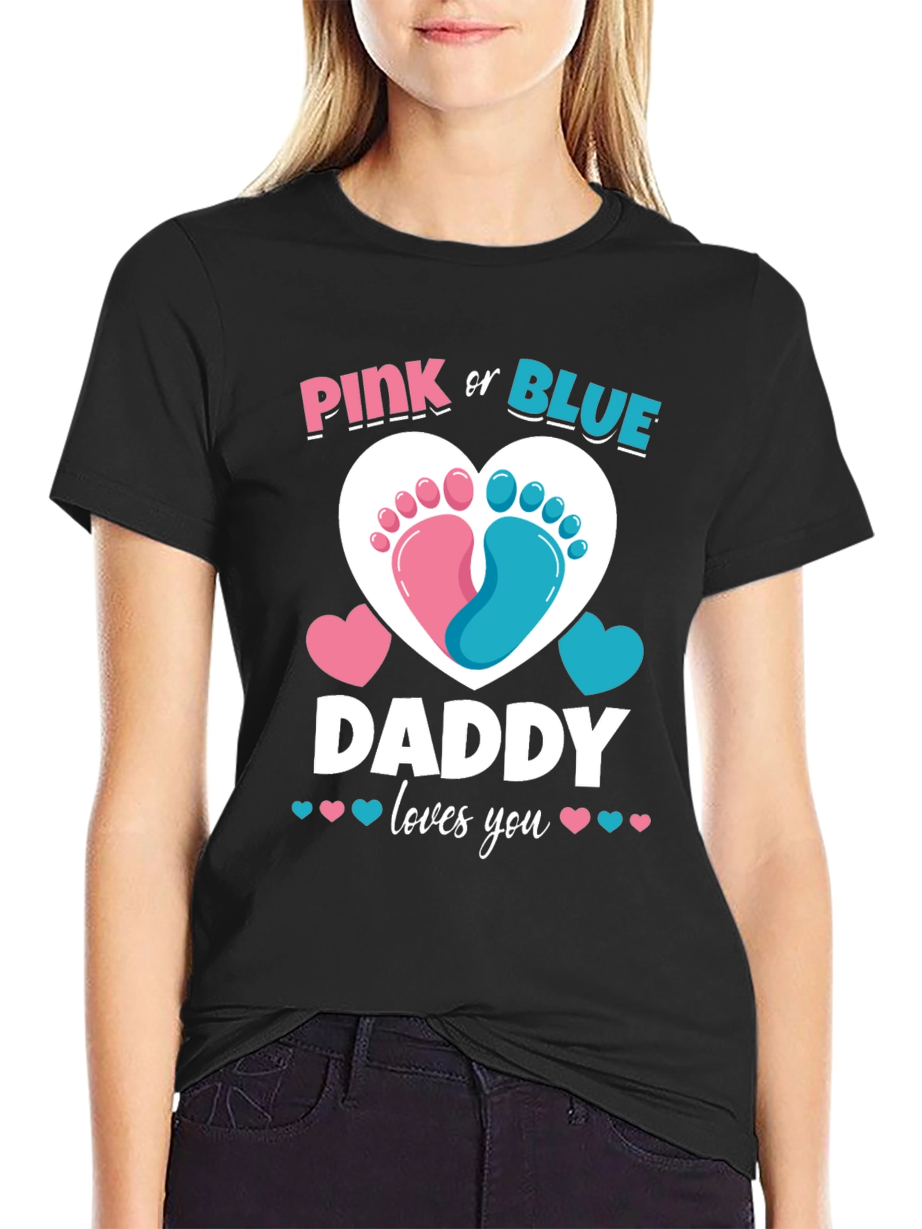Camiseta de revelación de género para papá