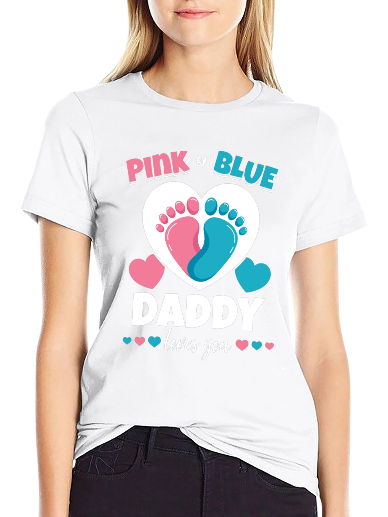 Camiseta de revelación de género para papá