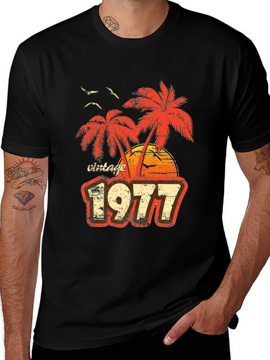 Camiseta Vintage 1977 Sunset Palms