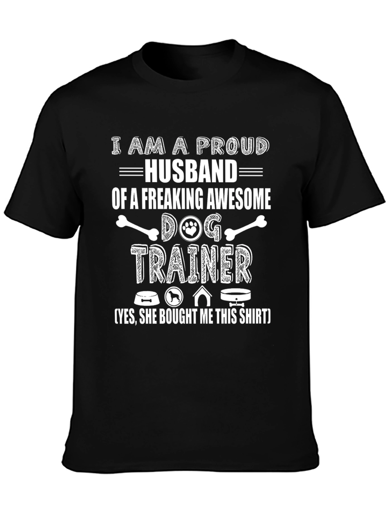 Camiseta Orgulloso Esposo Entrenador de Perros