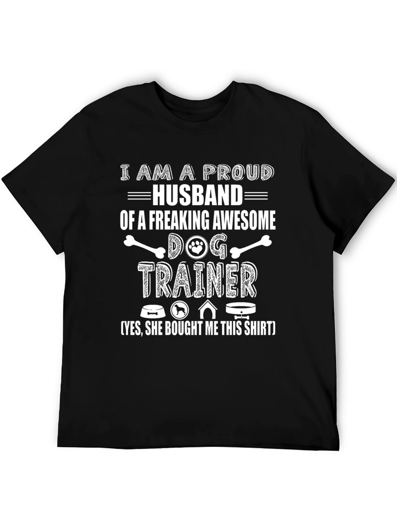 Camiseta Orgulloso Esposo Entrenador de Perros