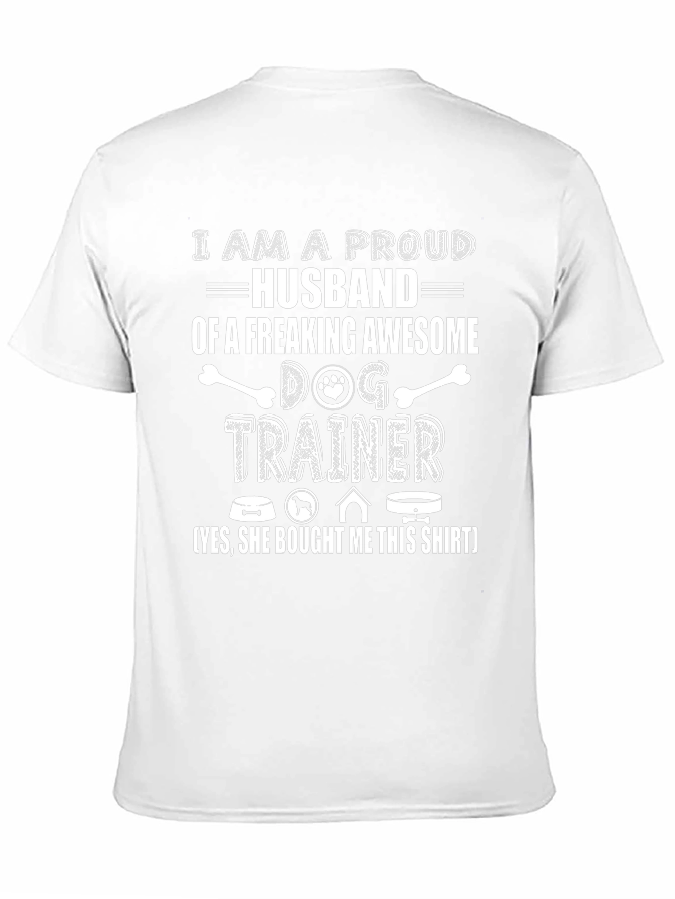 Camiseta Orgulloso Esposo Entrenador de Perros