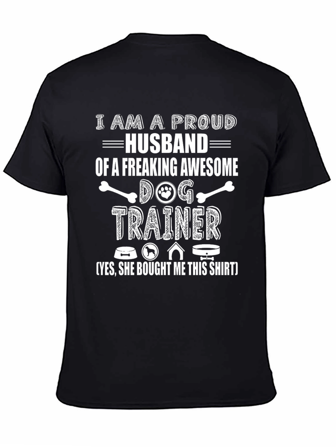 Camiseta Orgulloso Esposo Entrenador de Perros