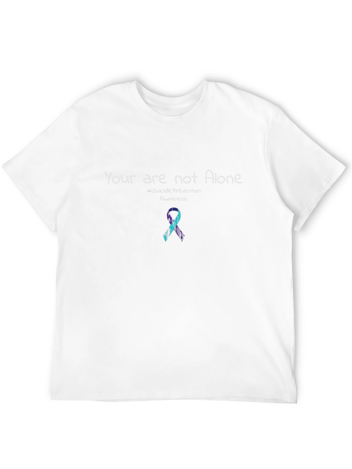 Camiseta Unisex No Estás Solo - Conciencia sobre Suicidio