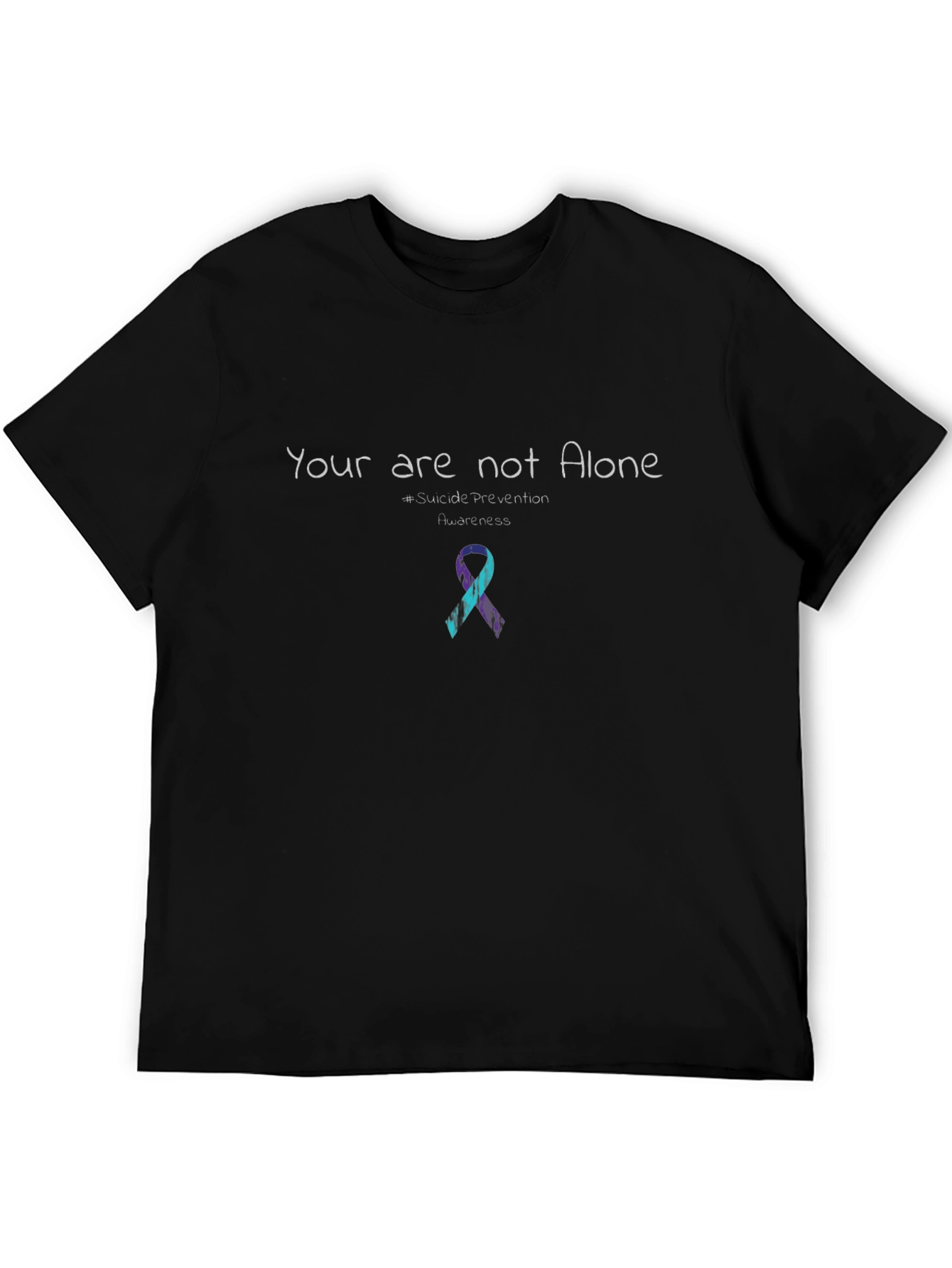 Camiseta Unisex No Estás Solo - Conciencia sobre Suicidio