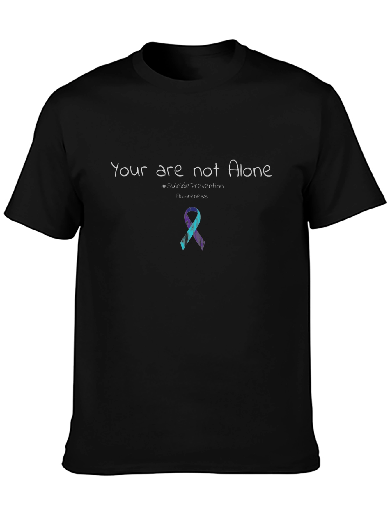 Camiseta Unisex No Estás Solo - Conciencia sobre Suicidio