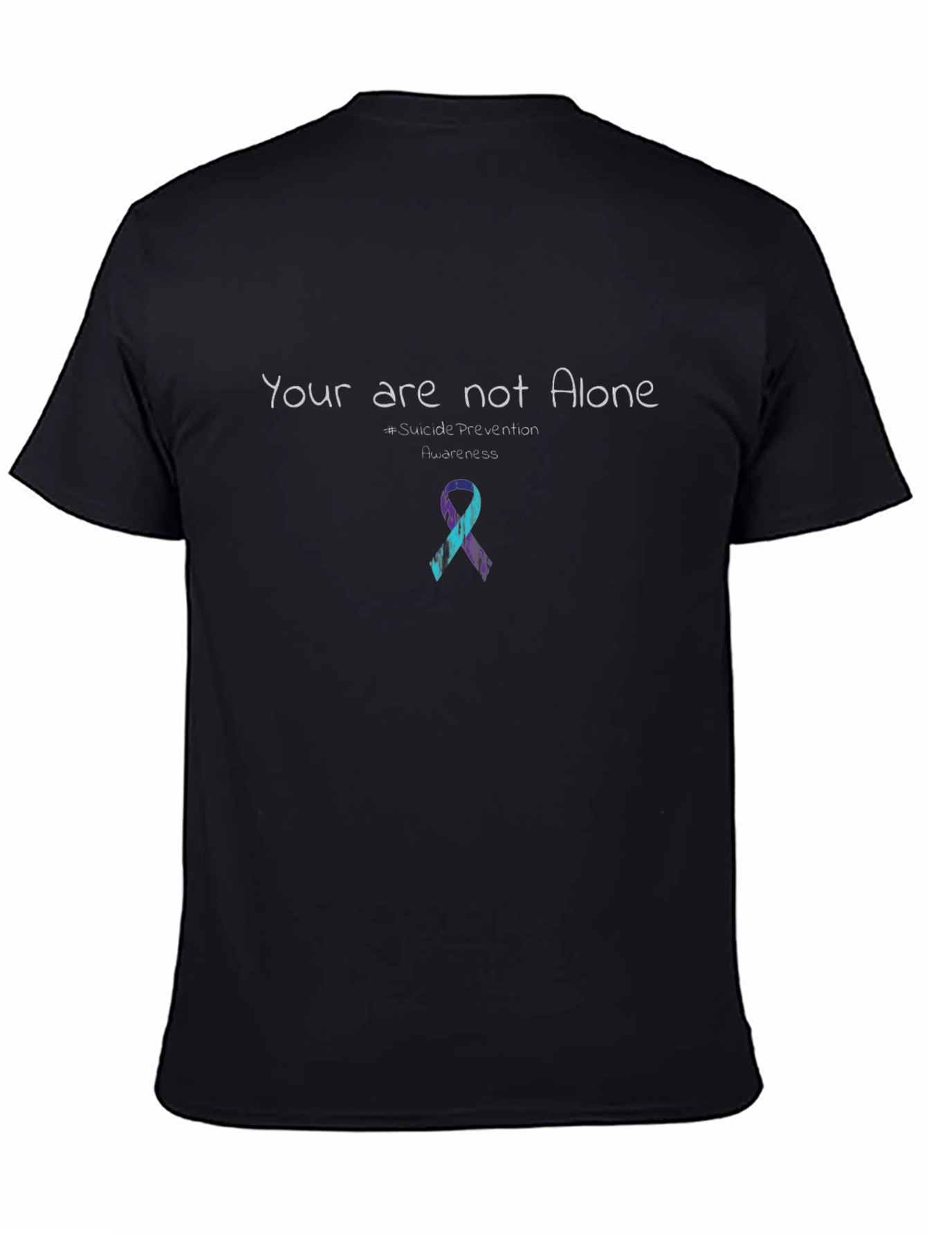 Camiseta Unisex No Estás Solo - Conciencia sobre Suicidio