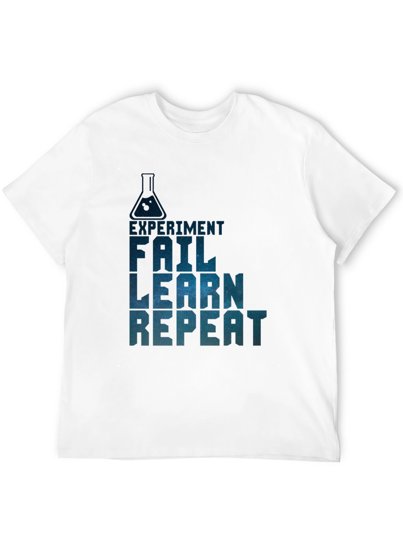 Camiseta Negra: Experimenta Falla Aprende Repite