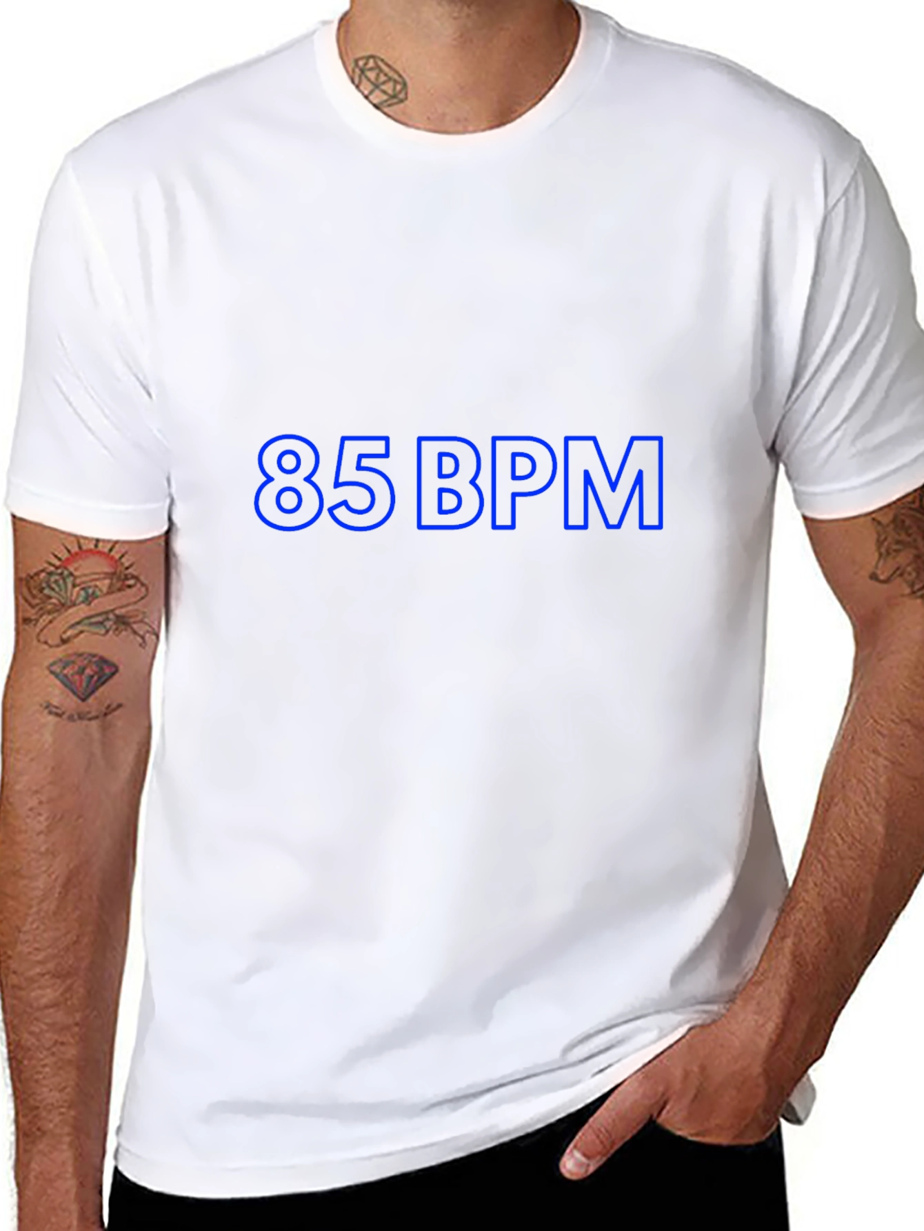 Camiseta Negra con Diseño 85 BPM