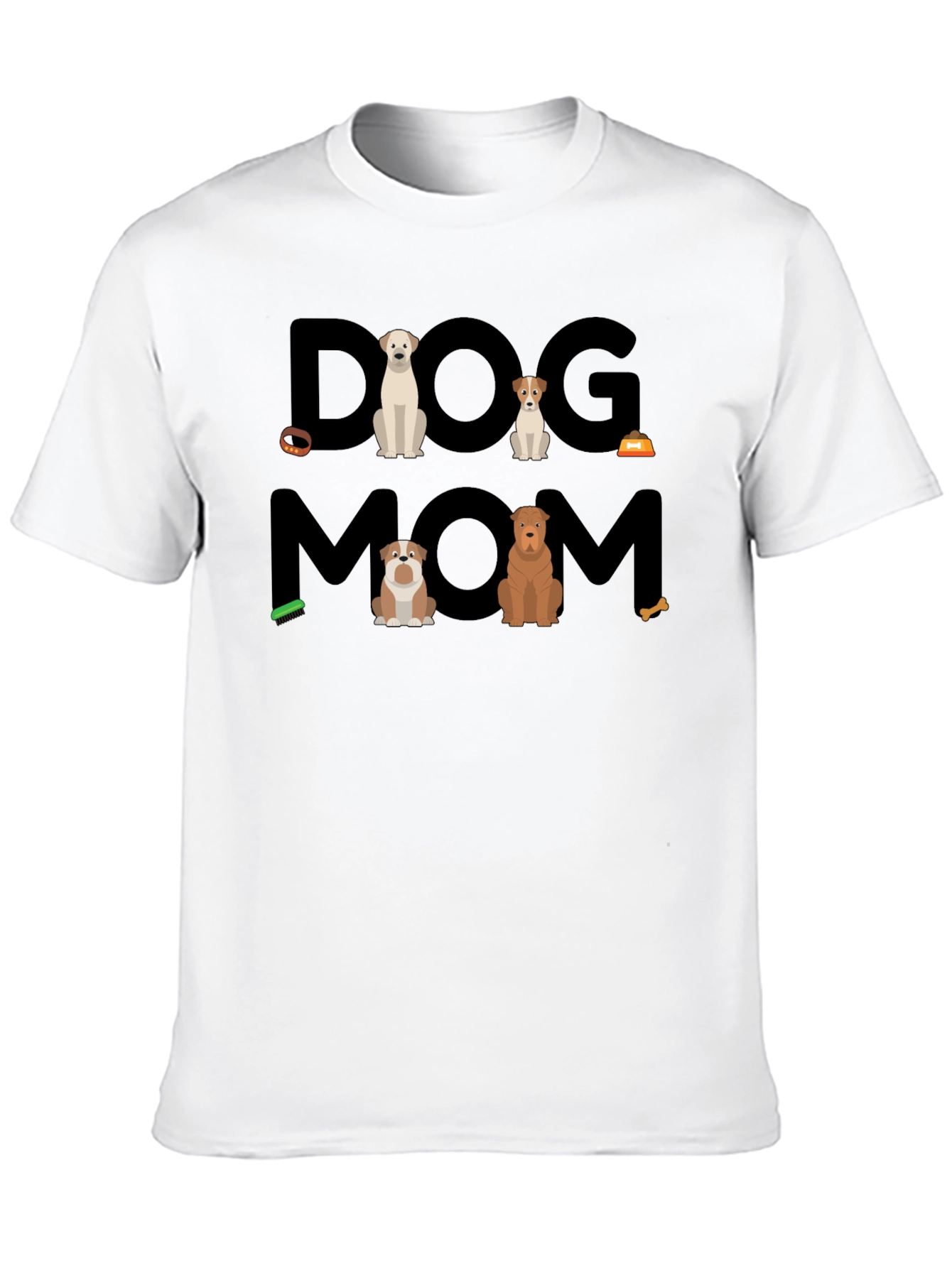 Camiseta Negra Dog Mom
