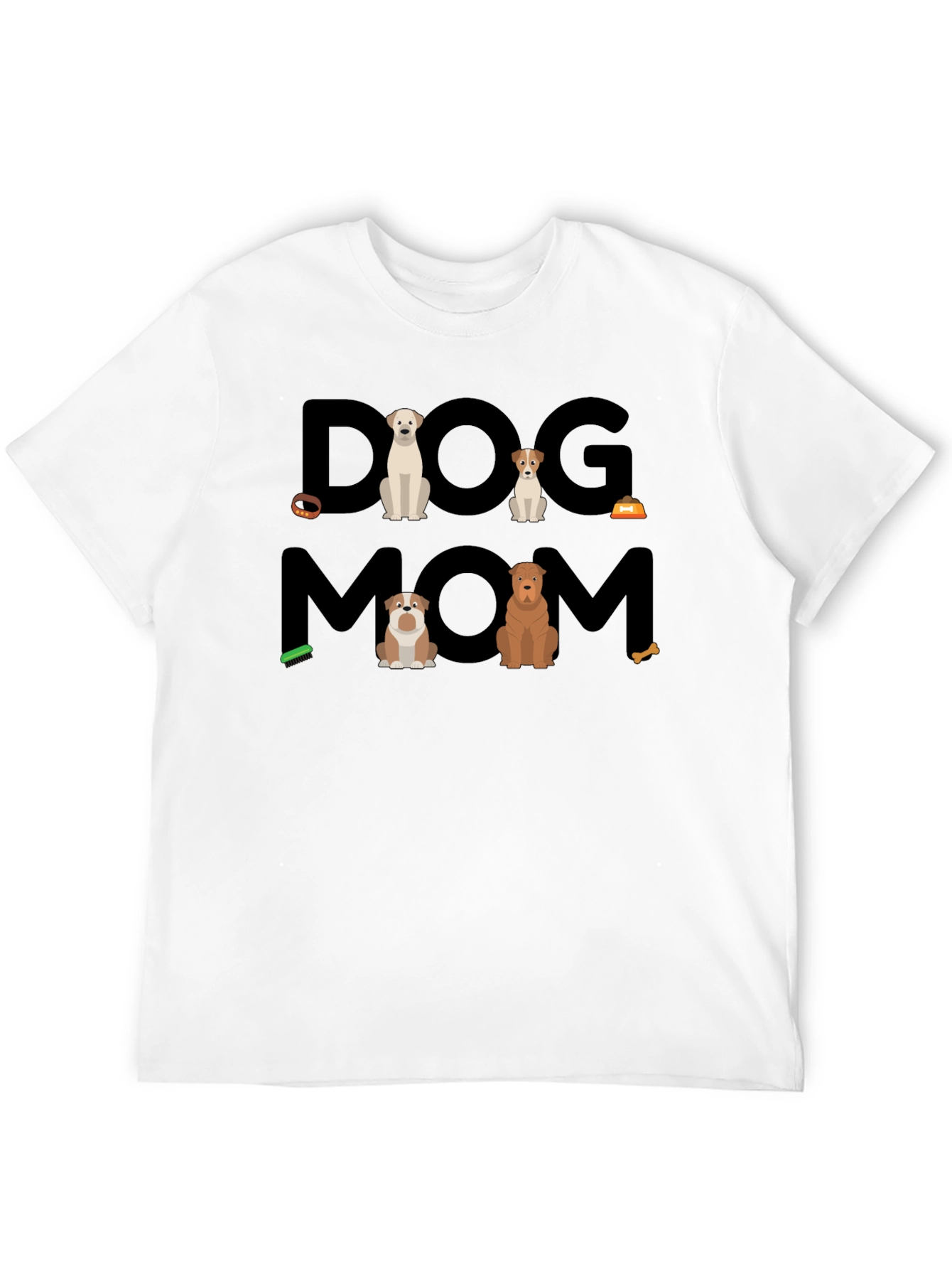 Camiseta Negra Dog Mom
