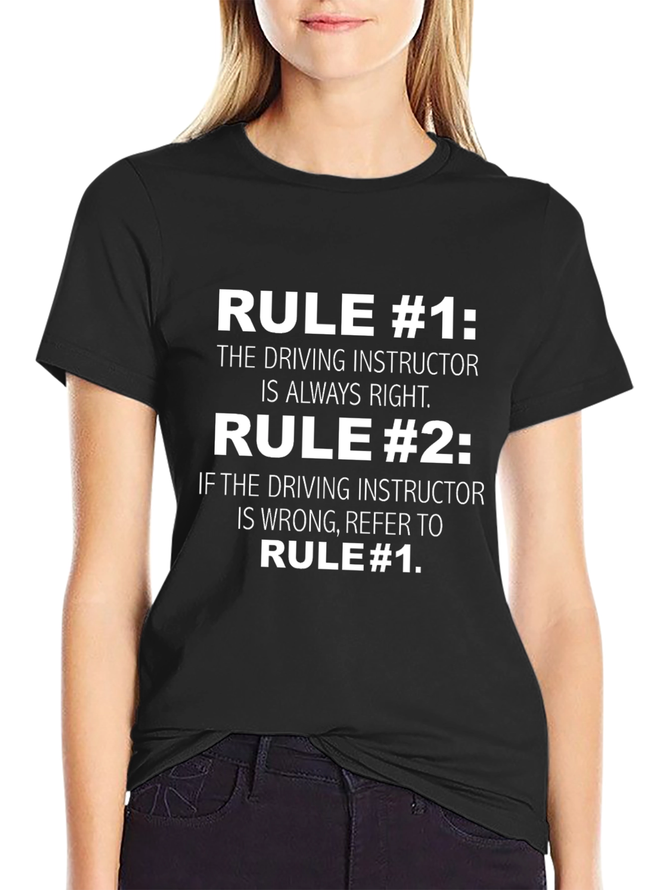 Camiseta Instructor de Conducción - Reglas Divertidas