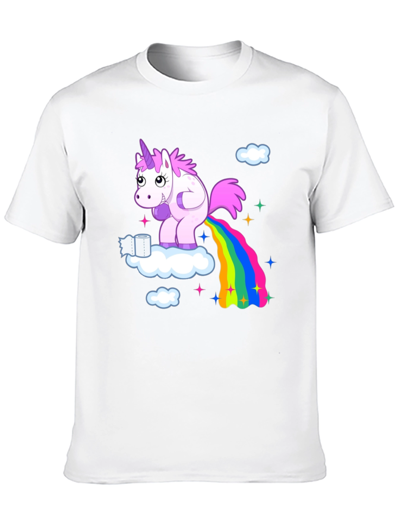 Camiseta Unicornio Arcoíris Divertida