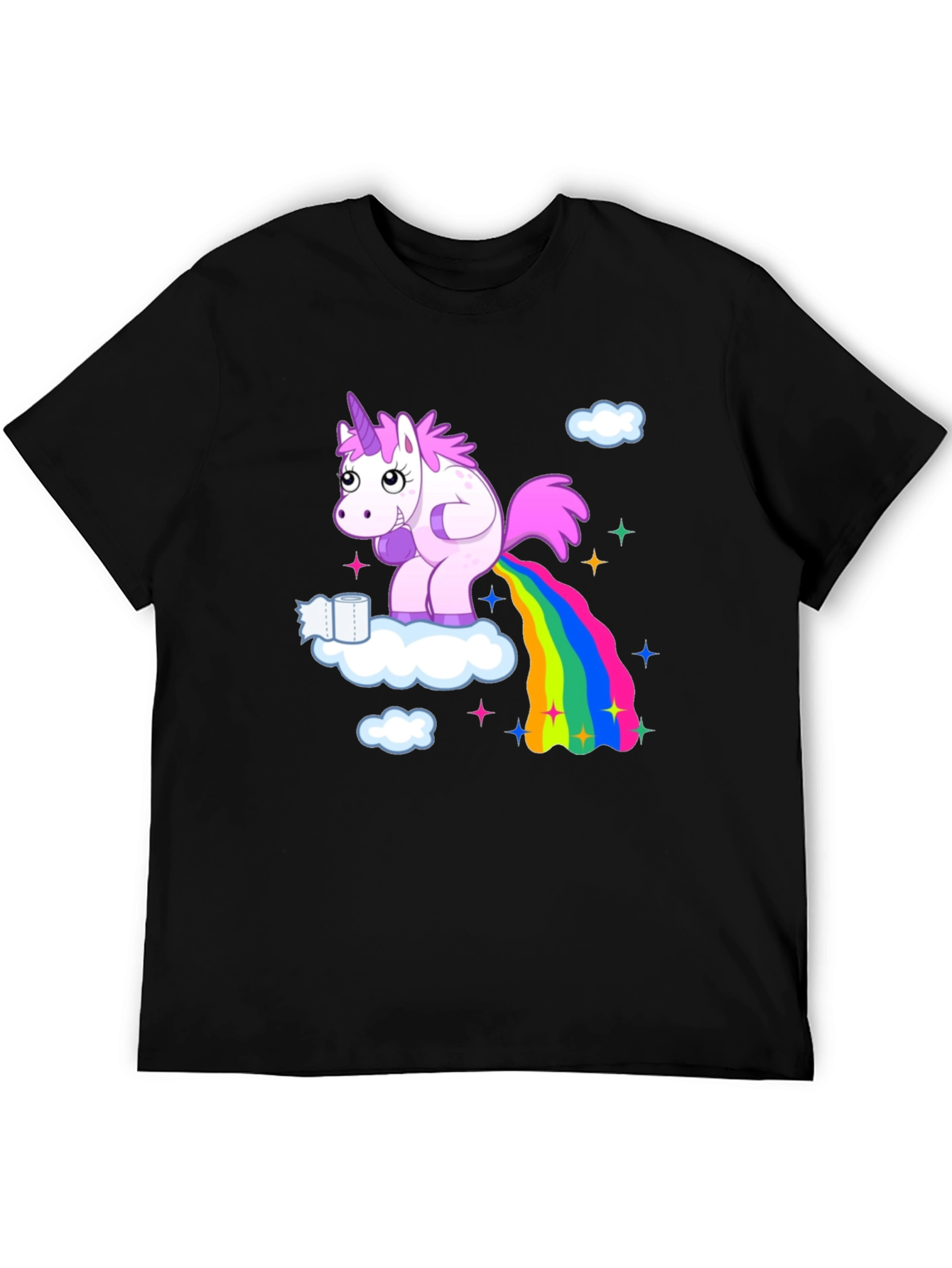Camiseta Unicornio Arcoíris Divertida
