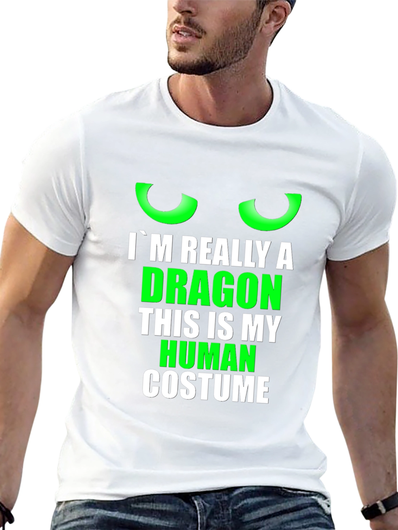 Camiseta Soy Realmente un Dragón - Disfraz Humorístico