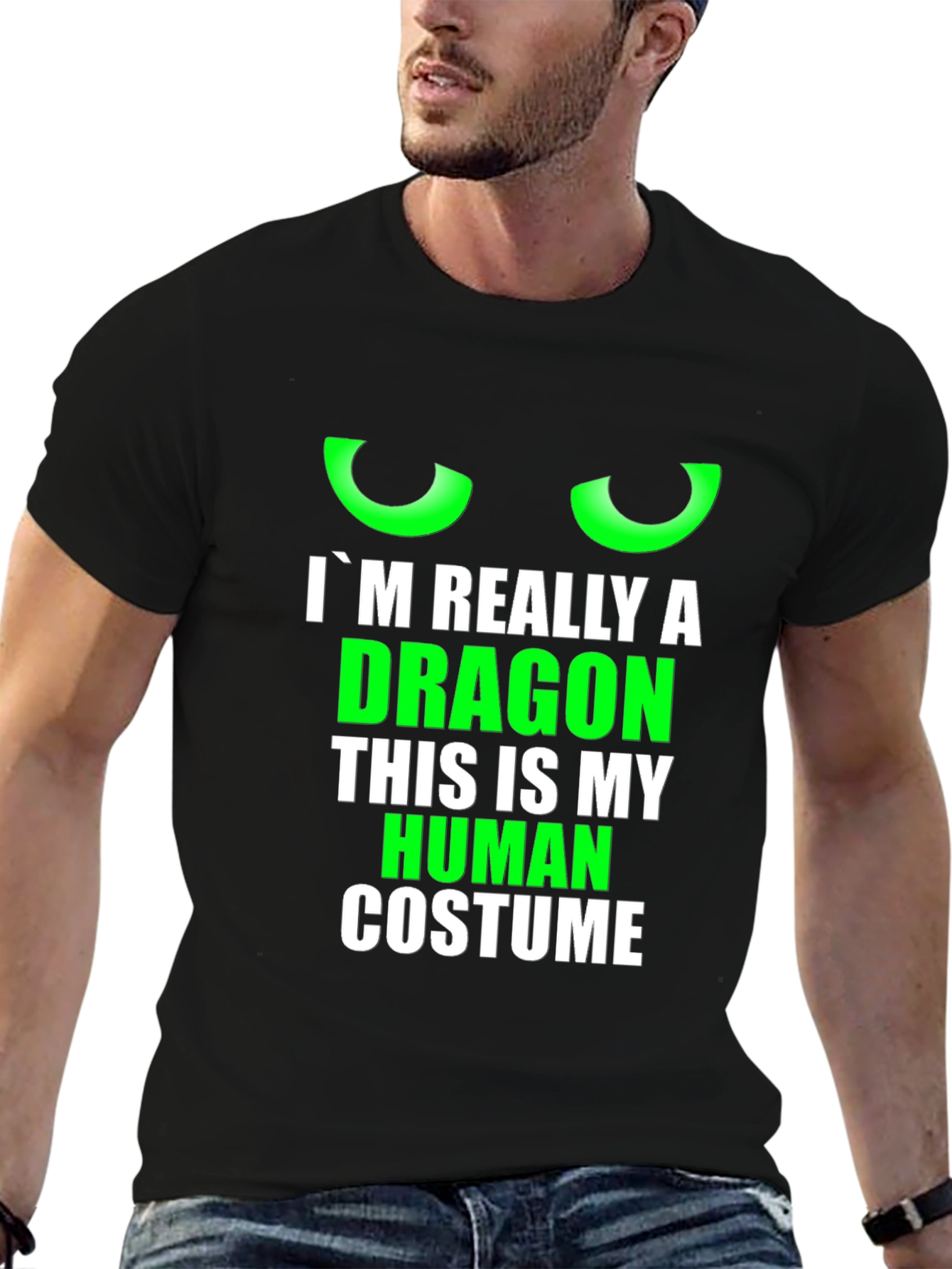 Camiseta Soy Realmente un Dragón - Disfraz Humorístico