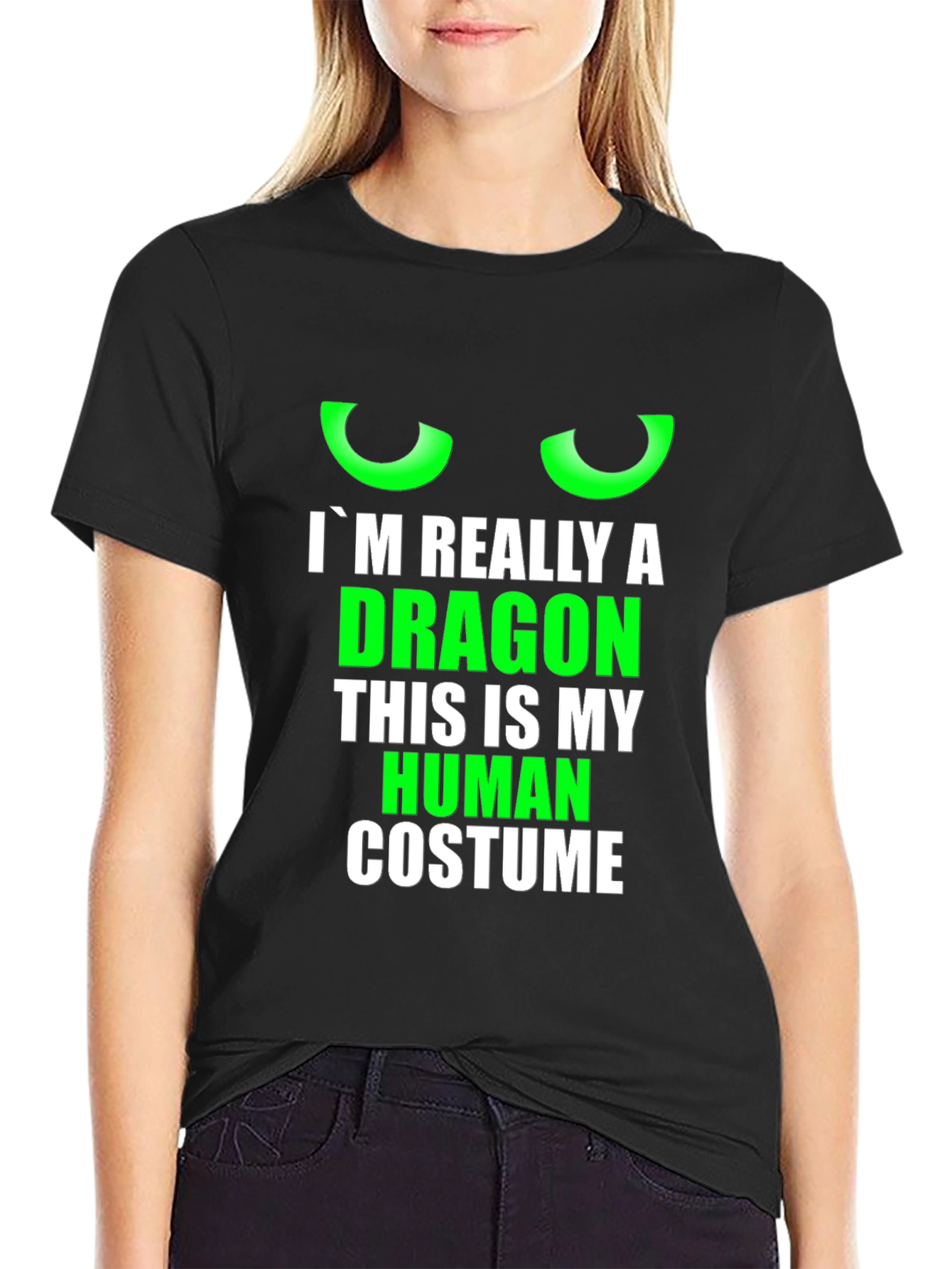 Camiseta Soy Realmente un Dragón - Disfraz Humorístico