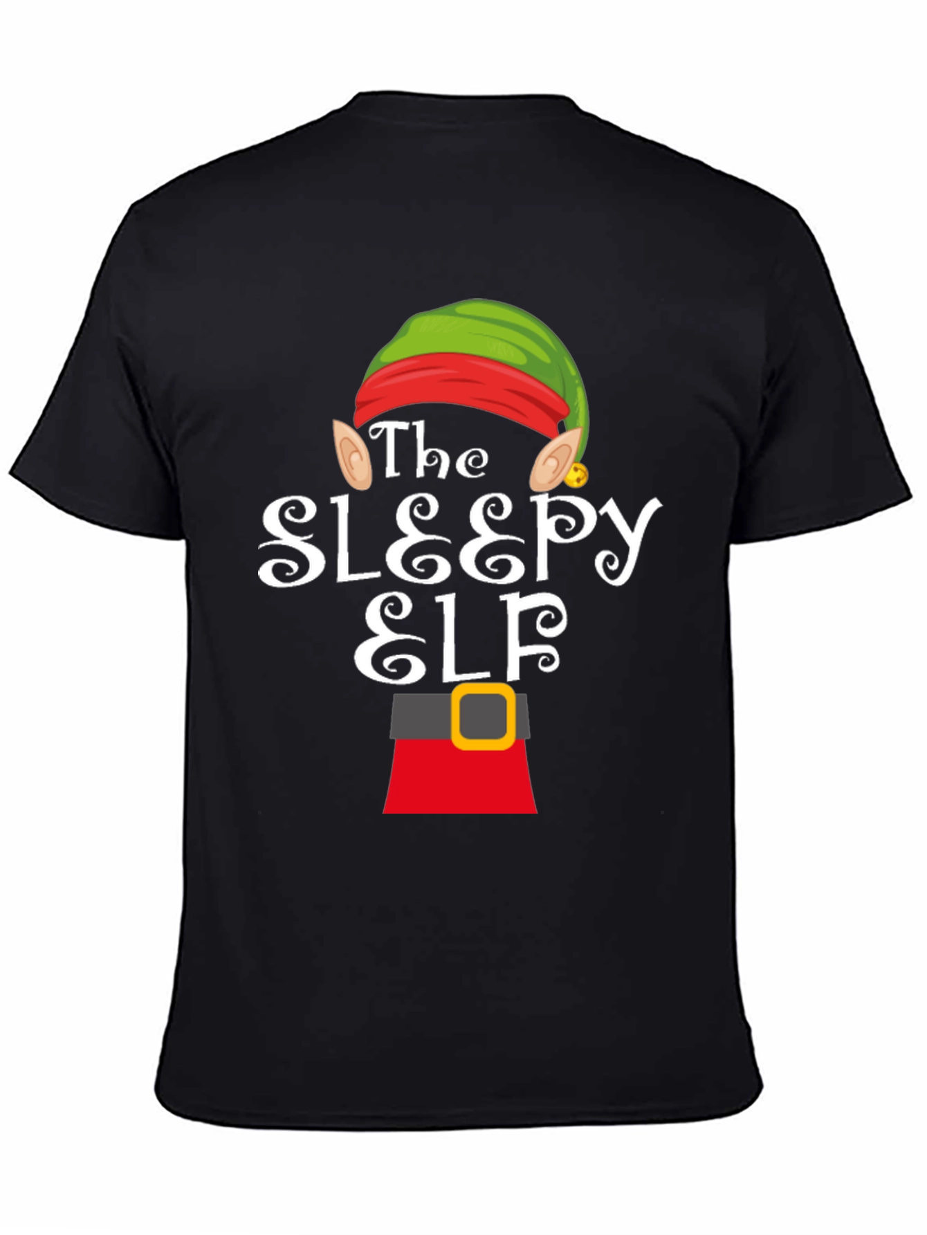 Camiseta Elfo Dormilón - Diseño Navideño Divertido