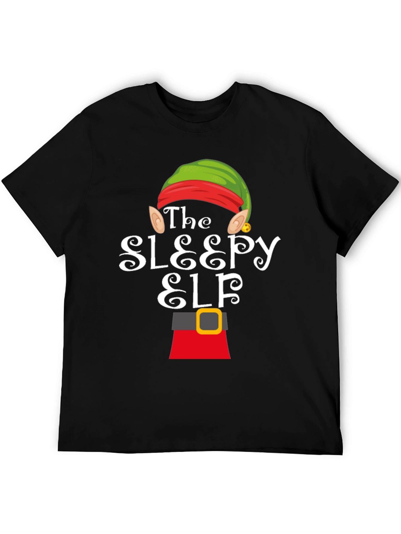 Camiseta Elfo Dormilón - Diseño Navideño Divertido
