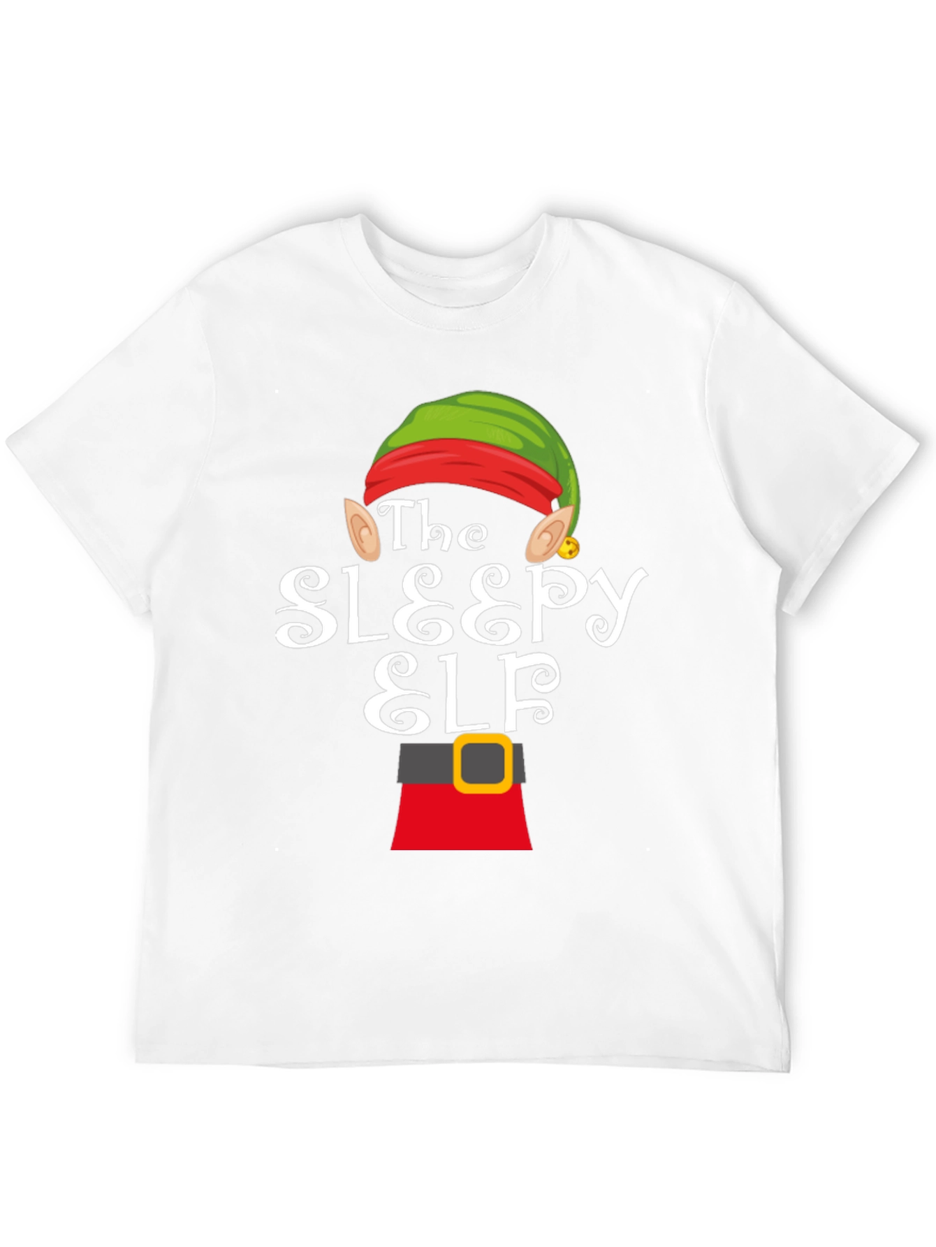 Camiseta Elfo Dormilón - Diseño Navideño Divertido