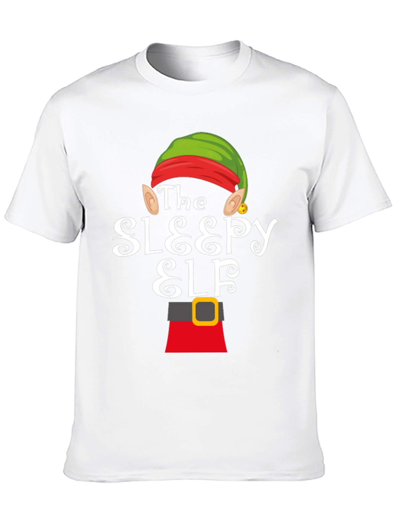 Camiseta Elfo Dormilón - Diseño Navideño Divertido