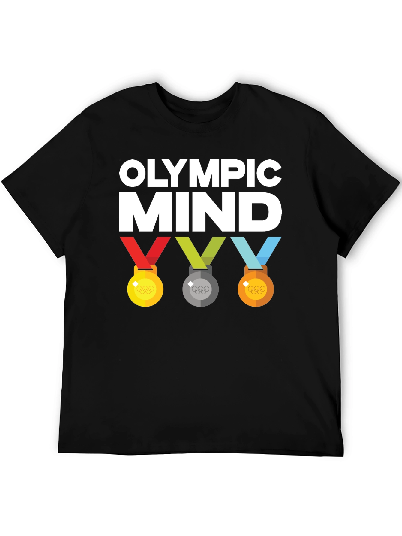 Camiseta Mente Olímpica Negra