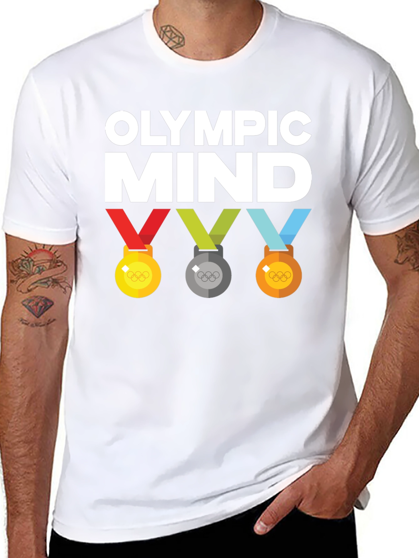 Camiseta Mente Olímpica Negra