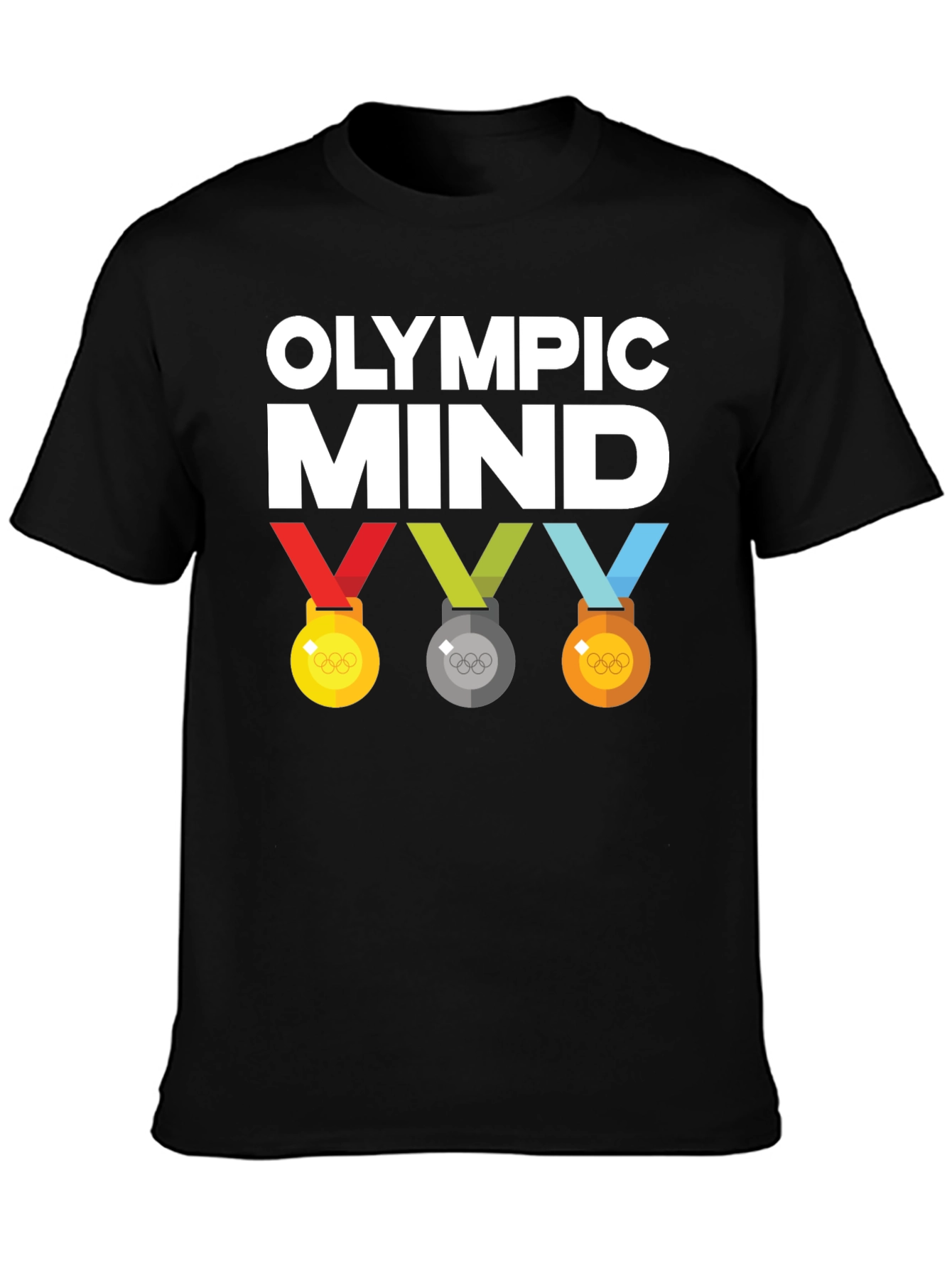 Camiseta Mente Olímpica Negra