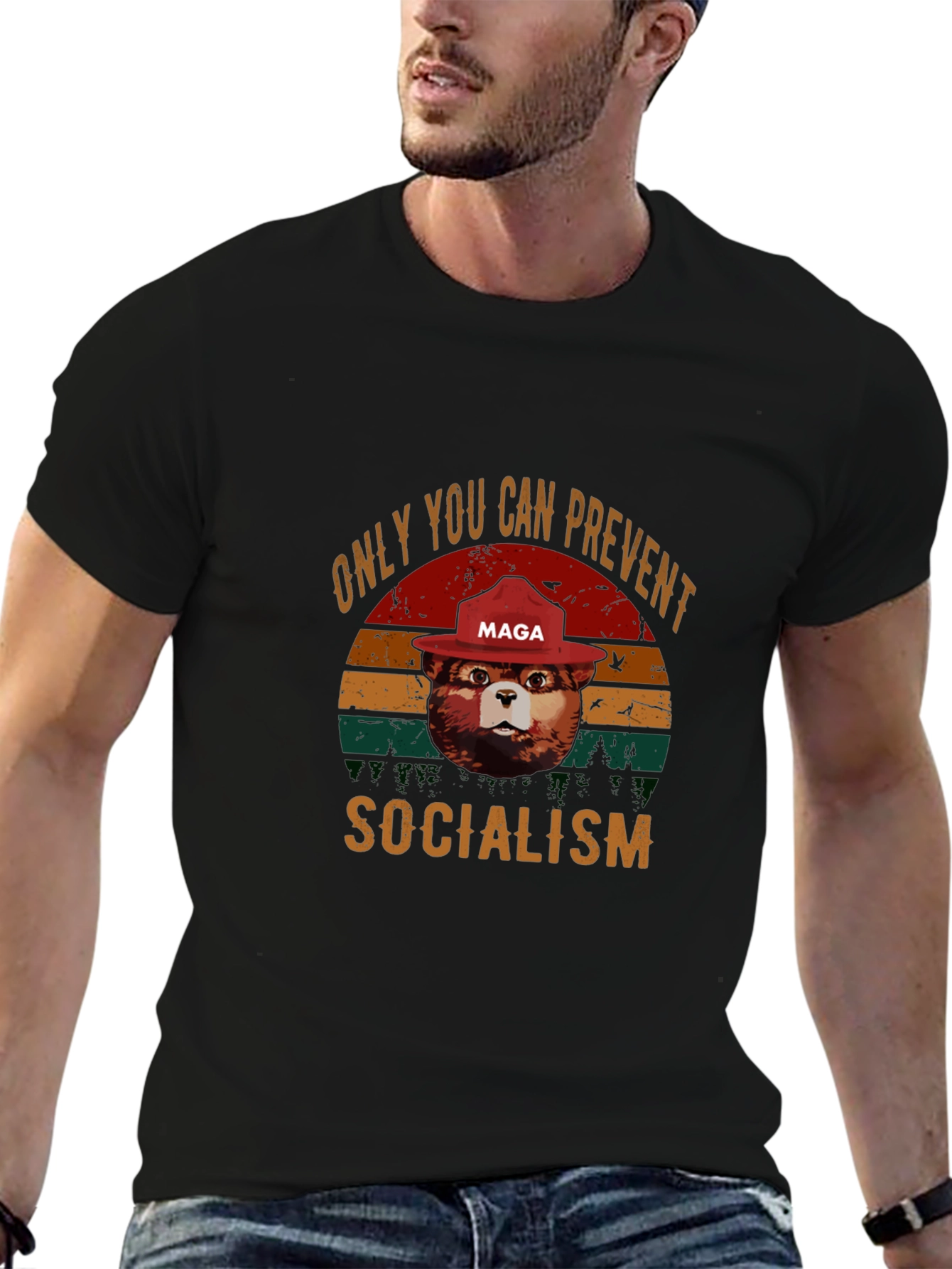 Camiseta Oso Anti-Socialismo