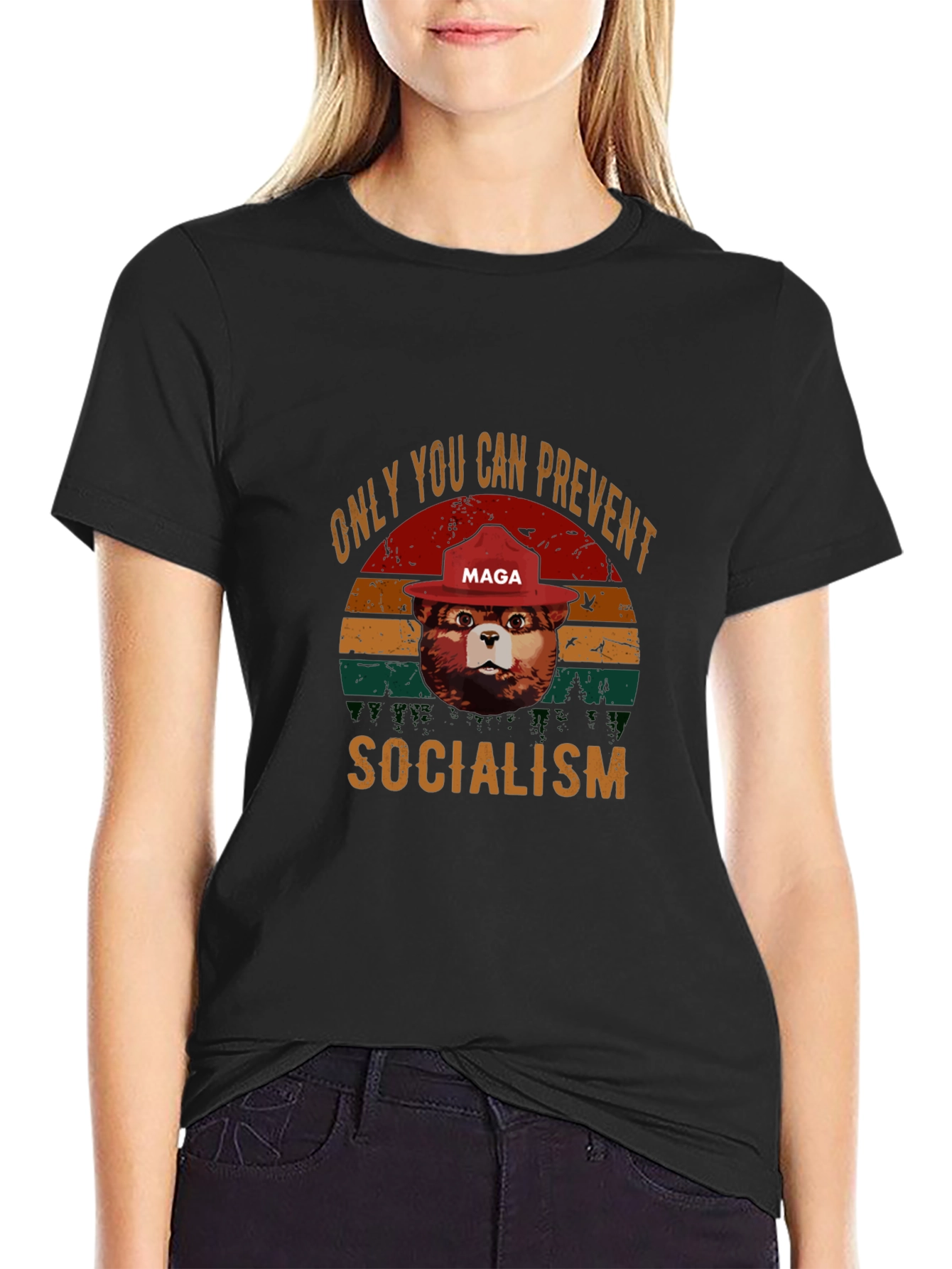 Camiseta Oso Anti-Socialismo
