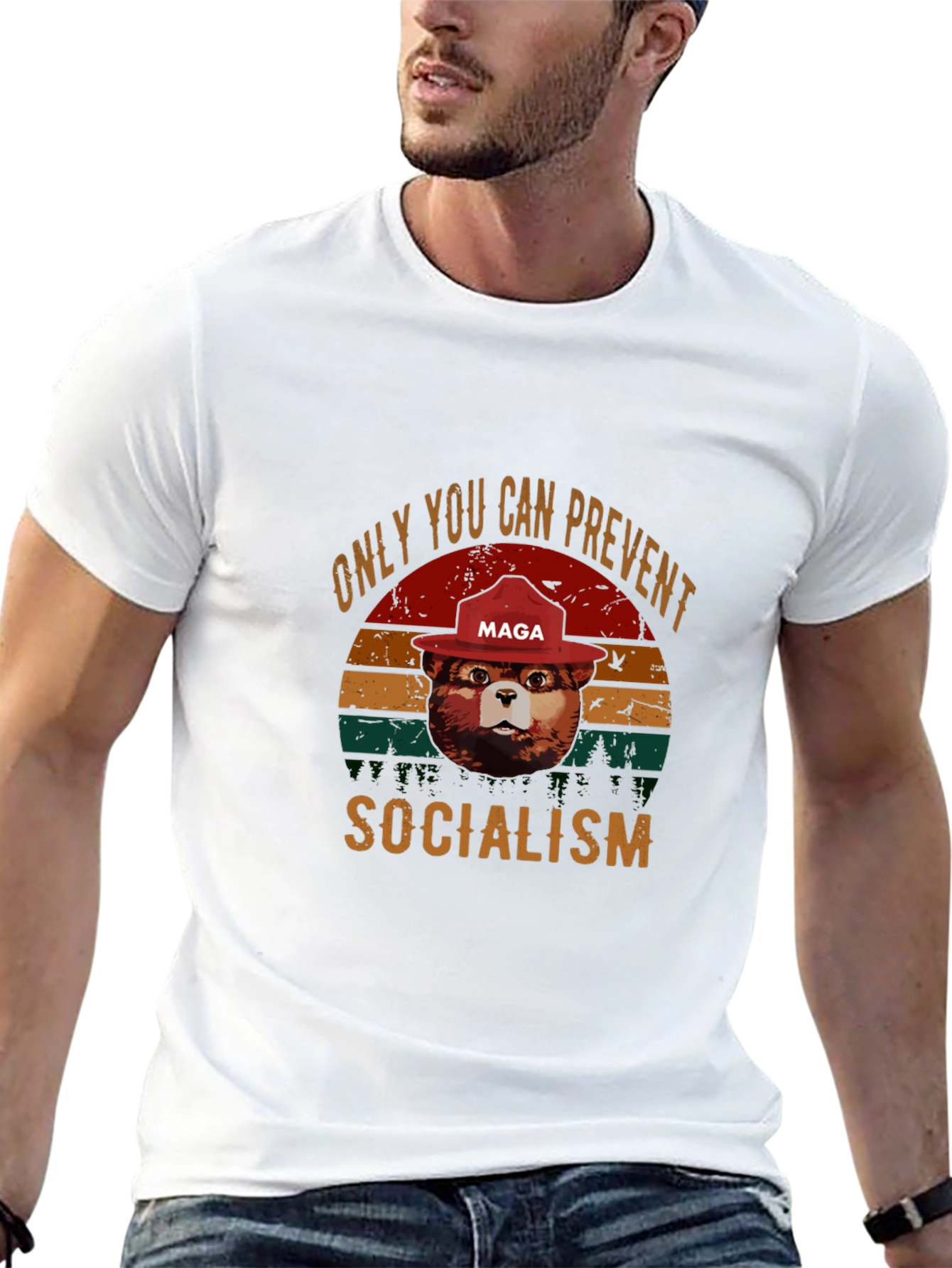 Camiseta Oso Anti-Socialismo
