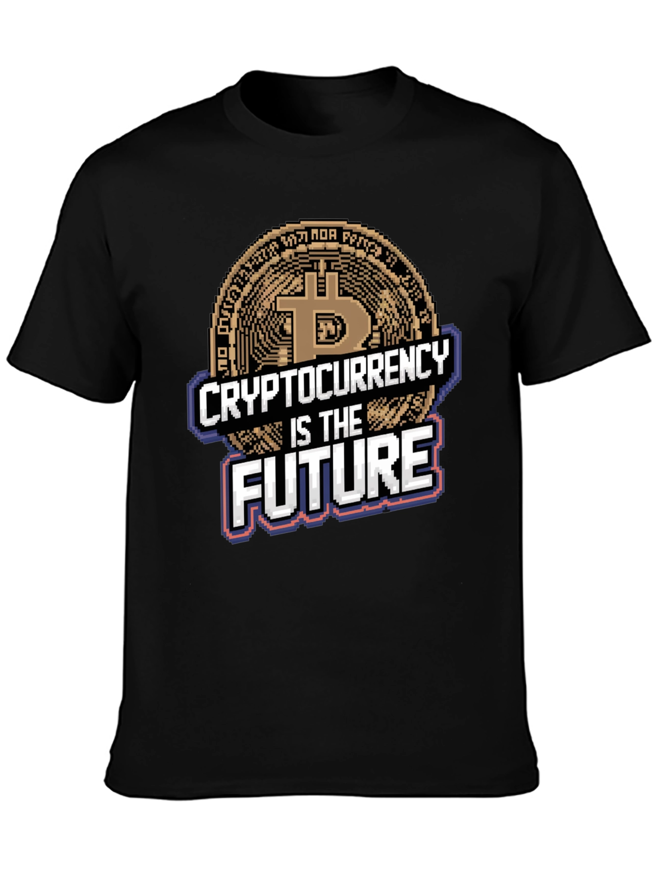 Camiseta Crypto Is The Future - Diseño Bitcoin