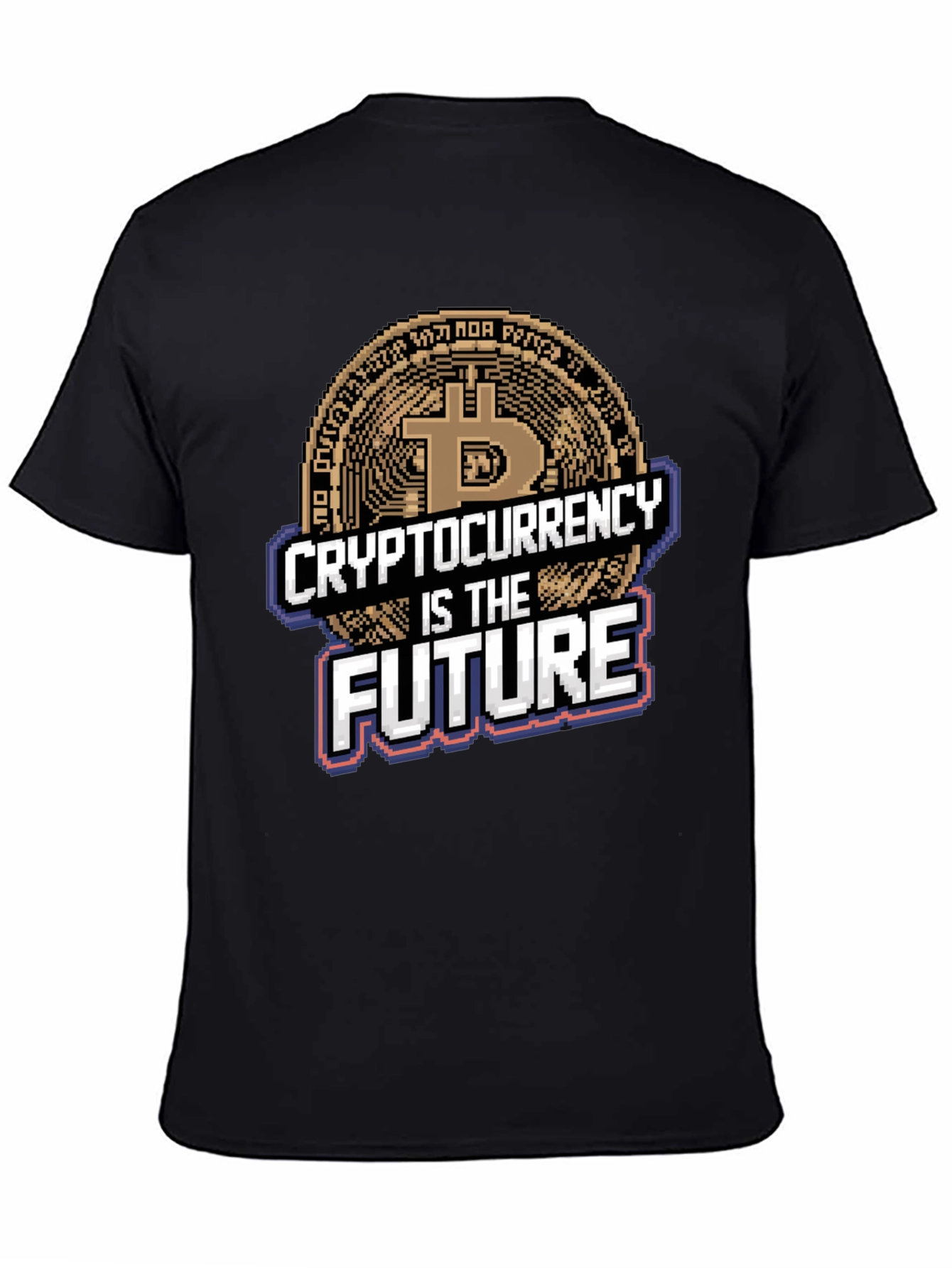 Camiseta Crypto Is The Future - Diseño Bitcoin