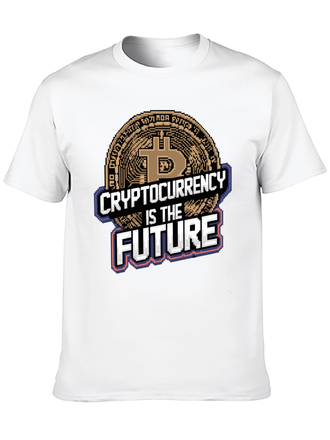Camiseta Crypto Is The Future - Diseño Bitcoin