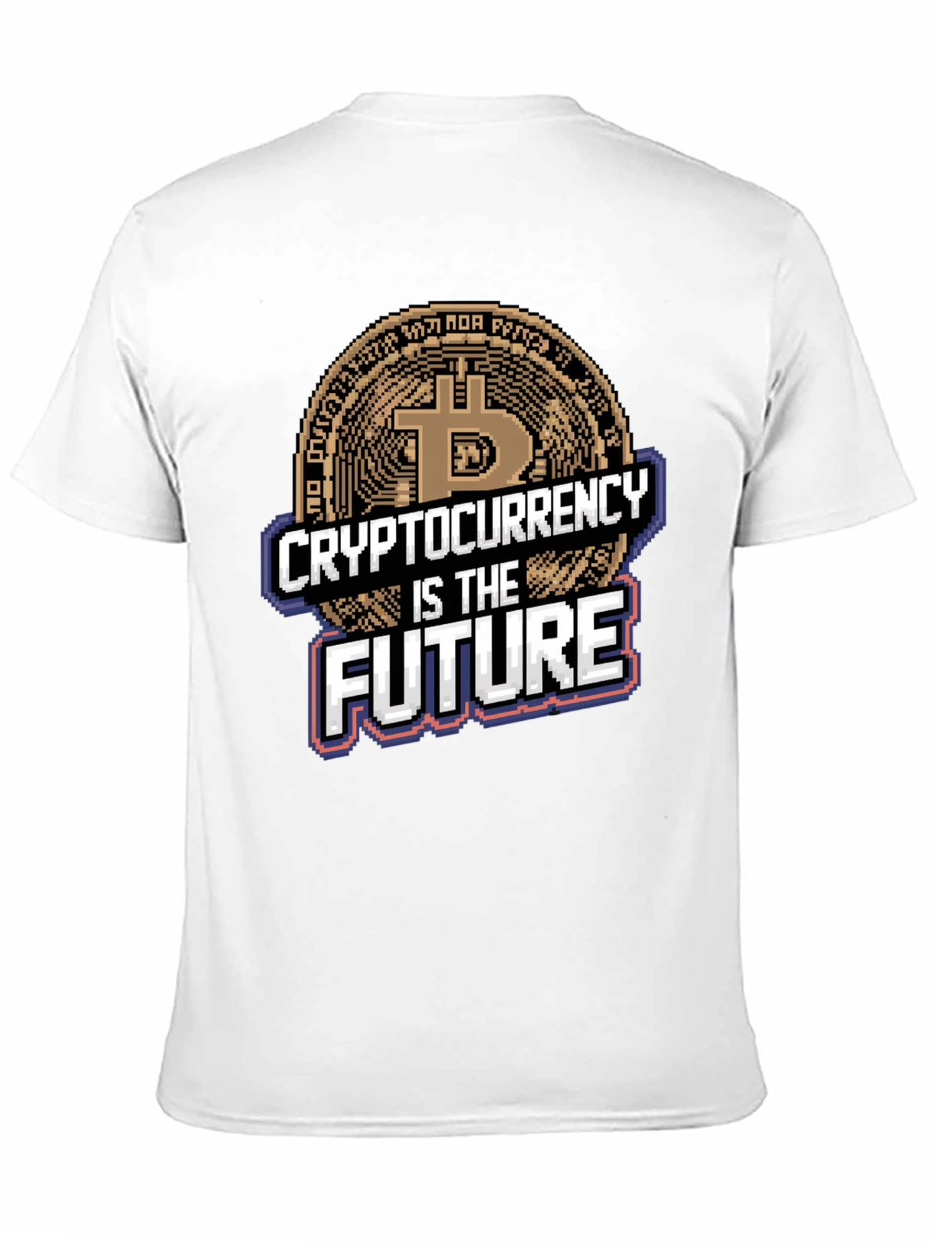 Camiseta Crypto Is The Future - Diseño Bitcoin