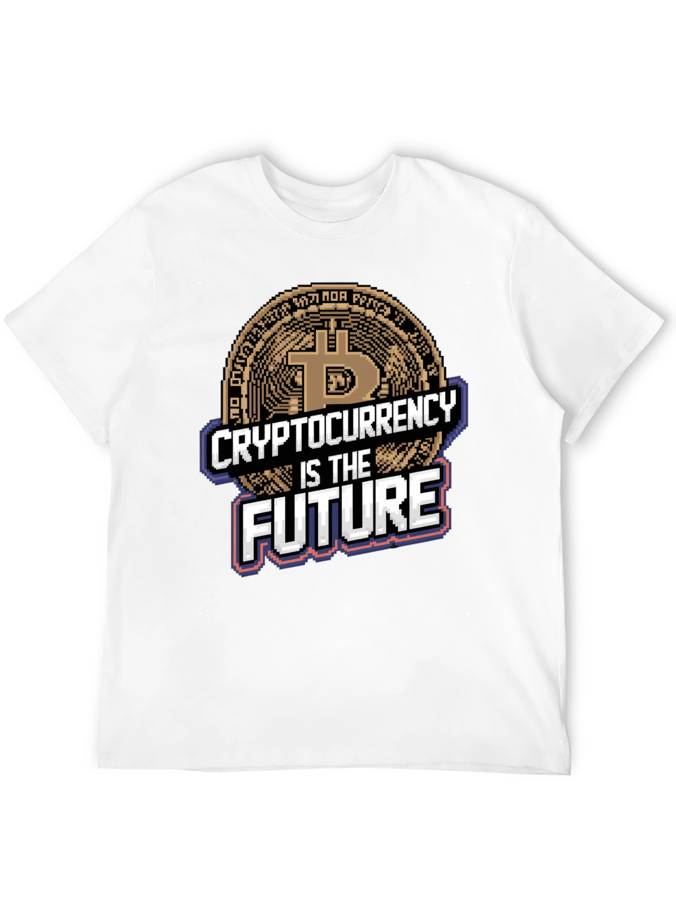 Camiseta Crypto Is The Future - Diseño Bitcoin