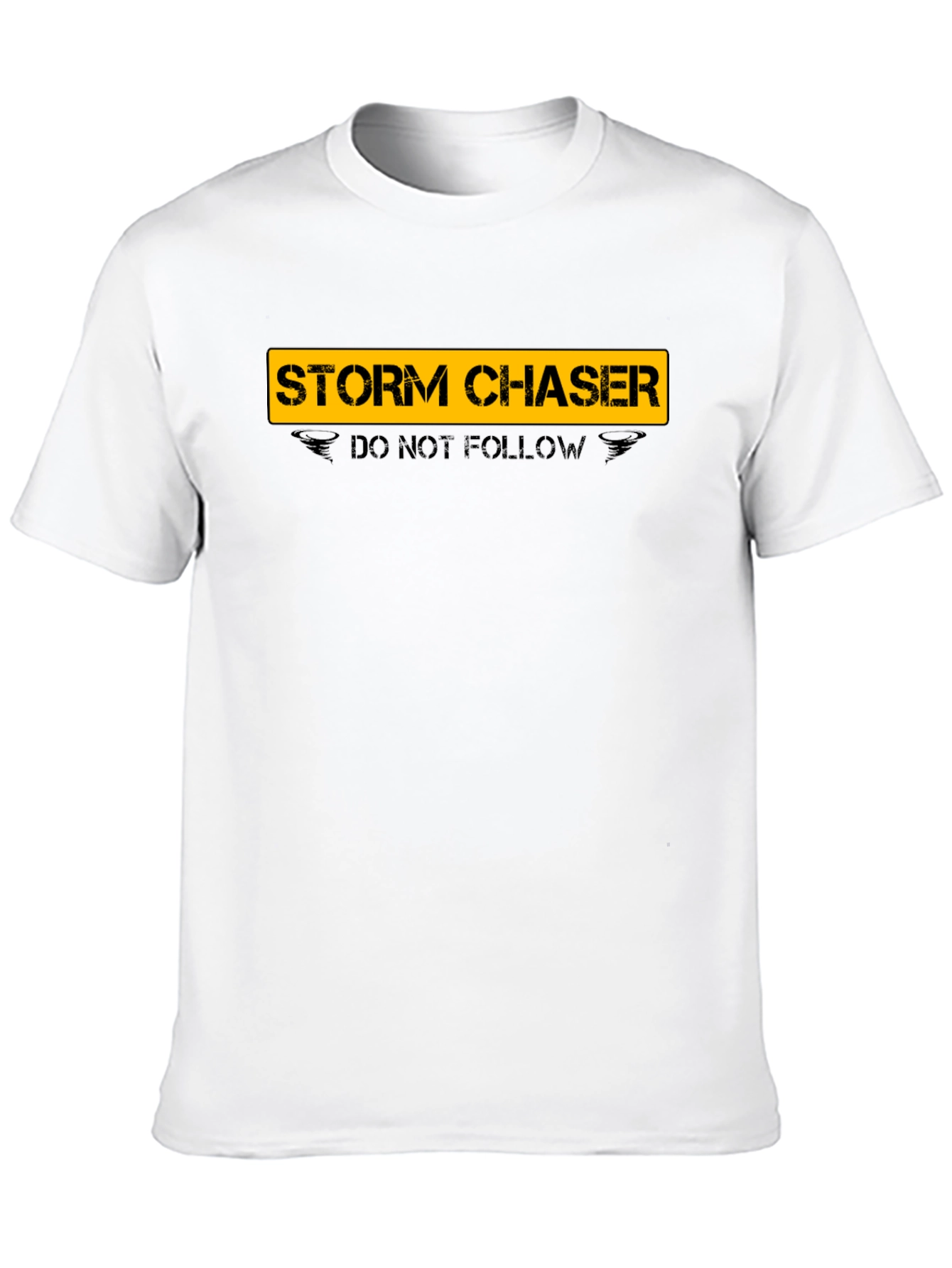 Camiseta Negra Storm Chaser - No Seguir