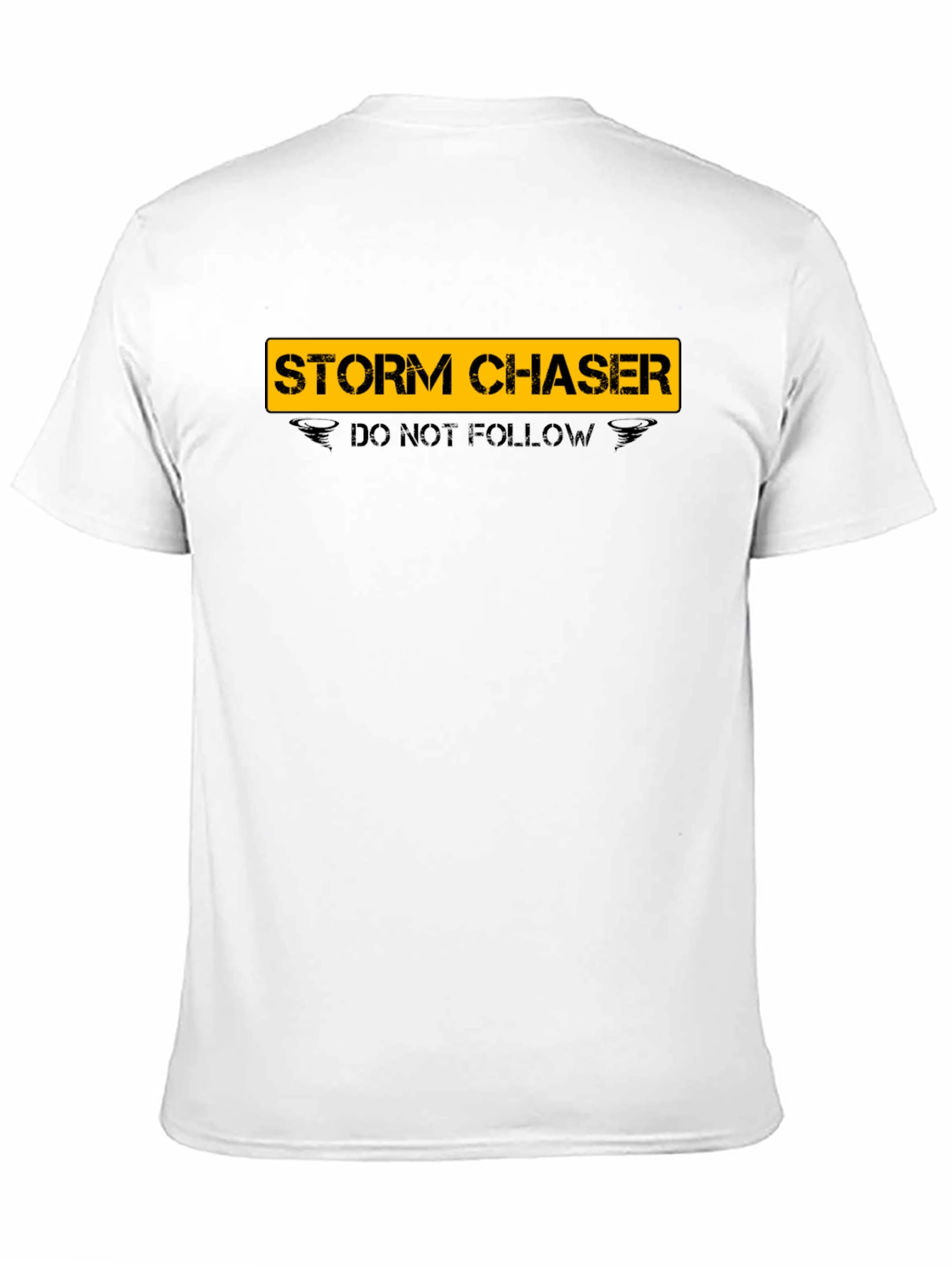 Camiseta Negra Storm Chaser - No Seguir