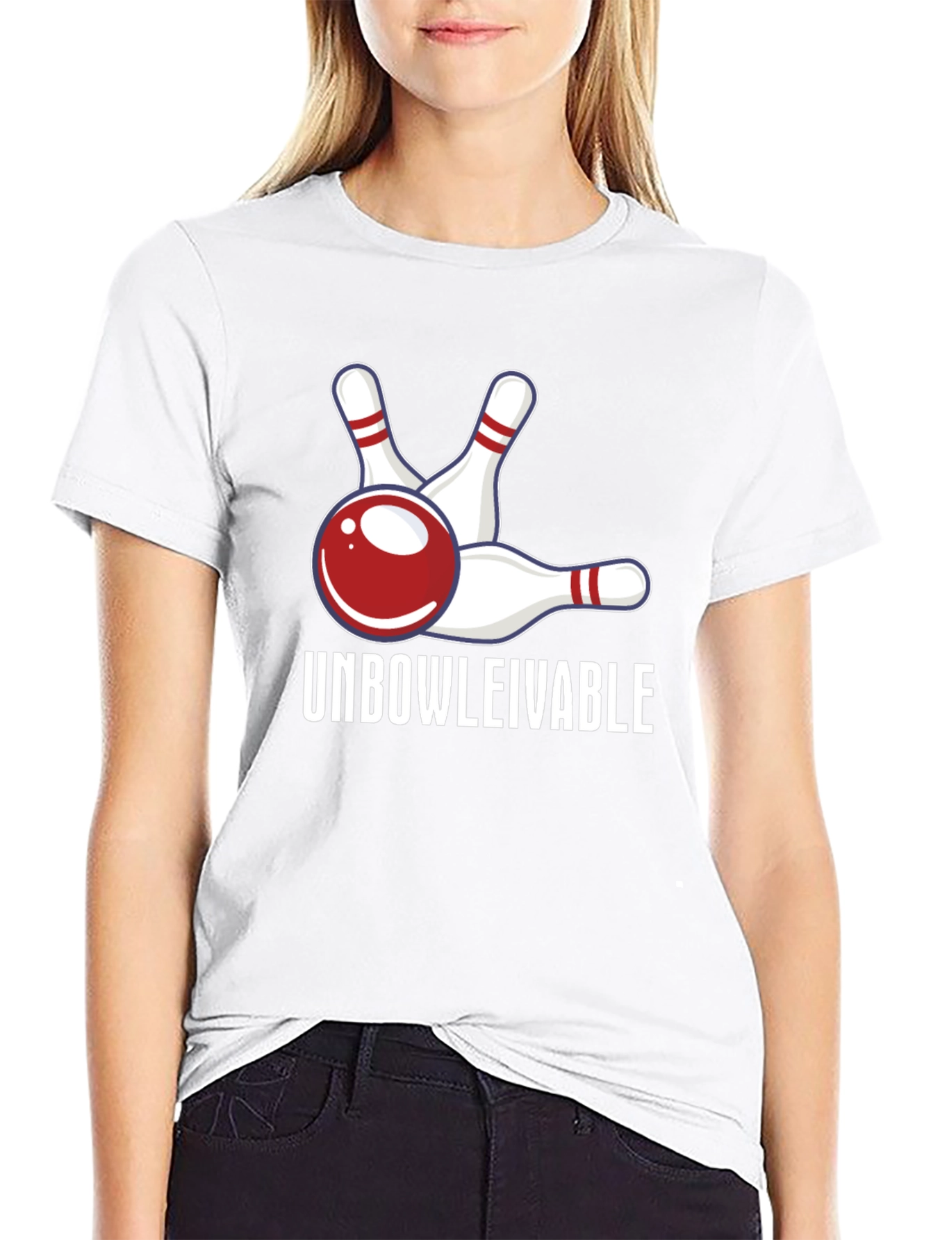 Camiseta Unbowlievable Bolos Divertida