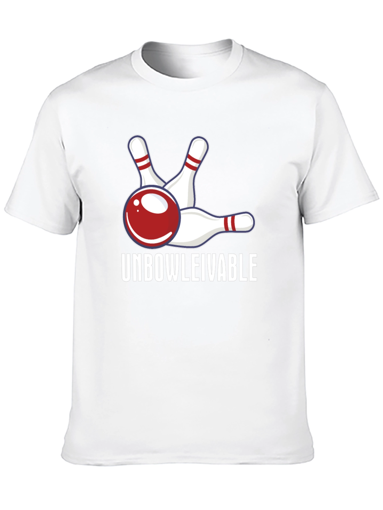 Camiseta Unbowlievable Bolos Divertida