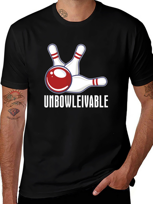 Camiseta Unbowlievable Bolos Divertida