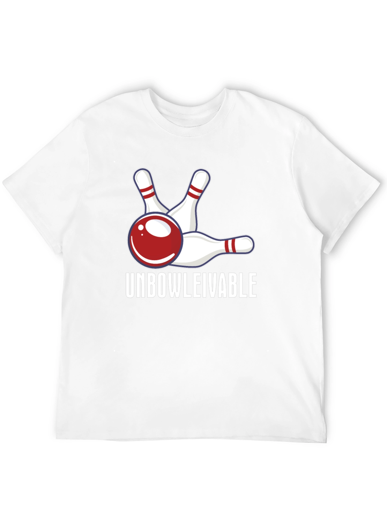 Camiseta Unbowlievable Bolos Divertida