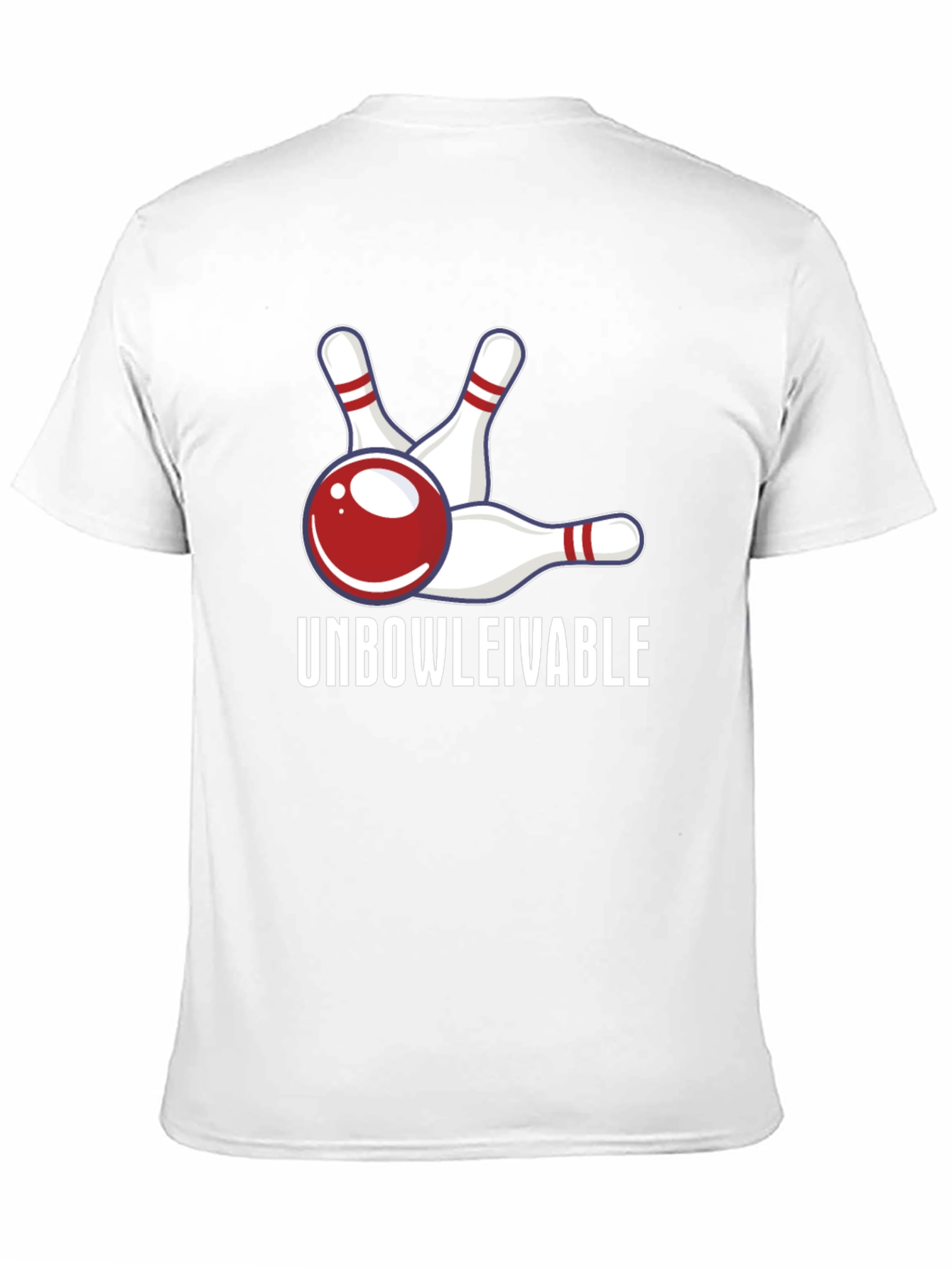 Camiseta Unbowlievable Bolos Divertida