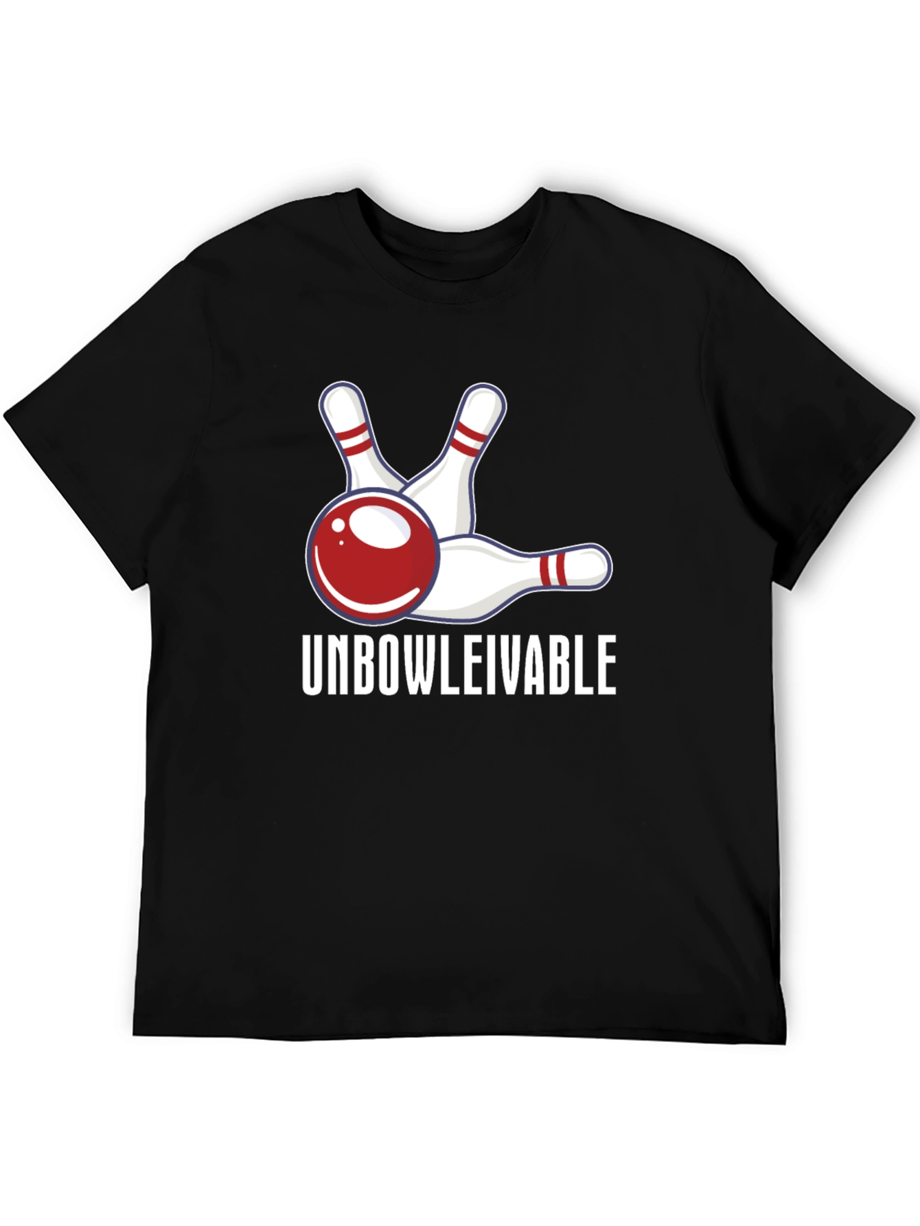 Camiseta Unbowlievable Bolos Divertida