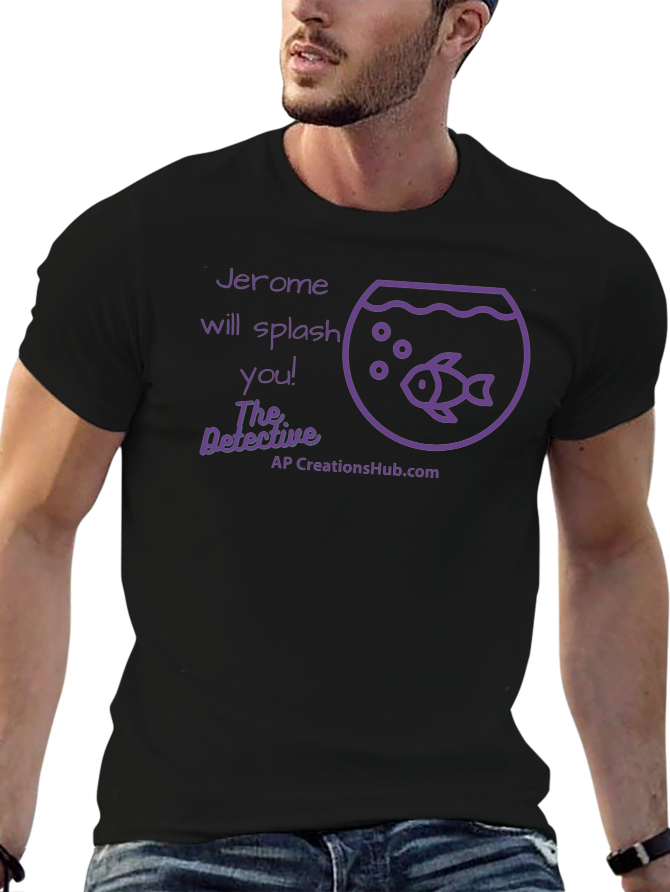 Camiseta Negra: Jerome Te Salpicará