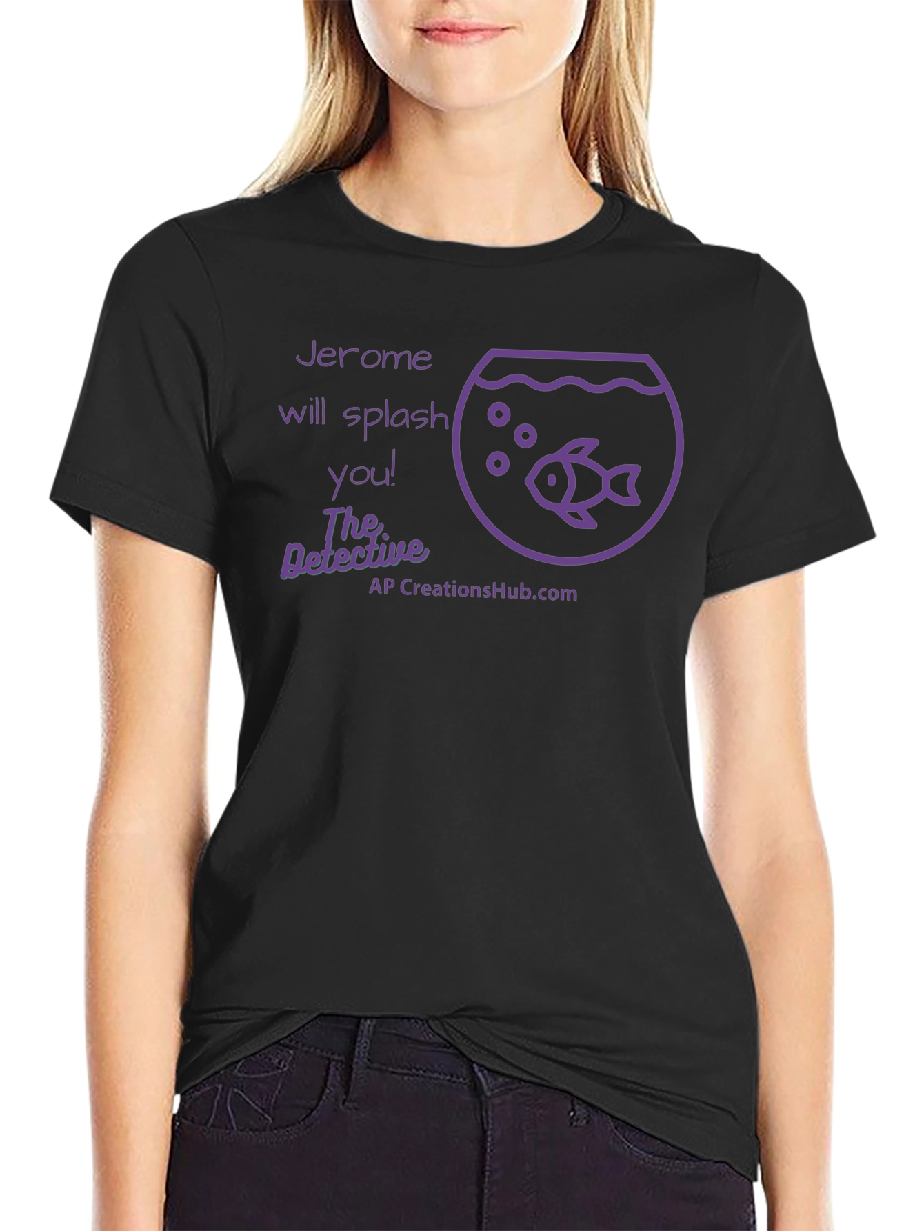 Camiseta Negra: Jerome Te Salpicará