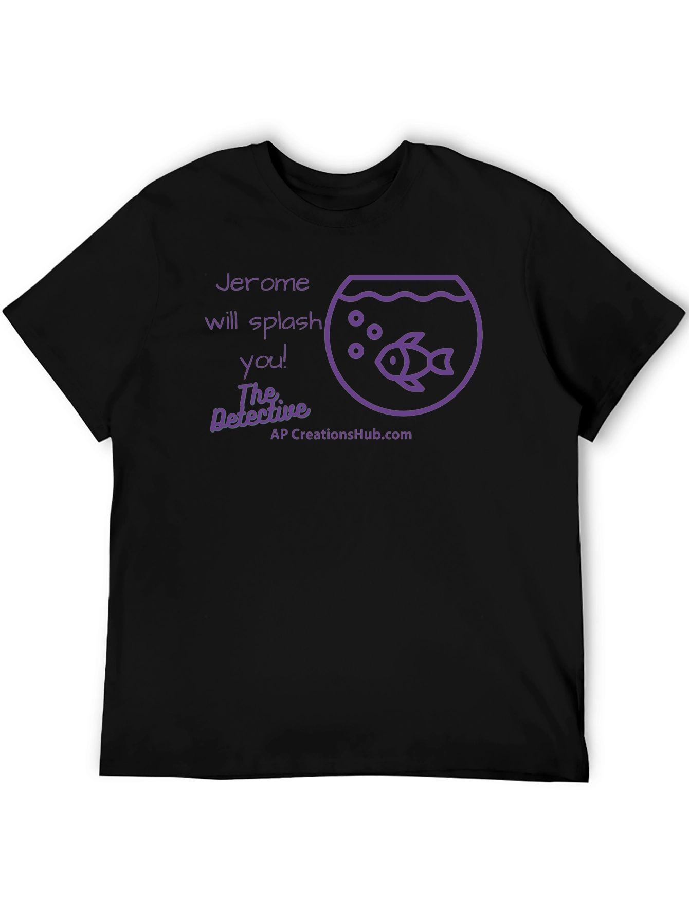 Camiseta Negra: Jerome Te Salpicará